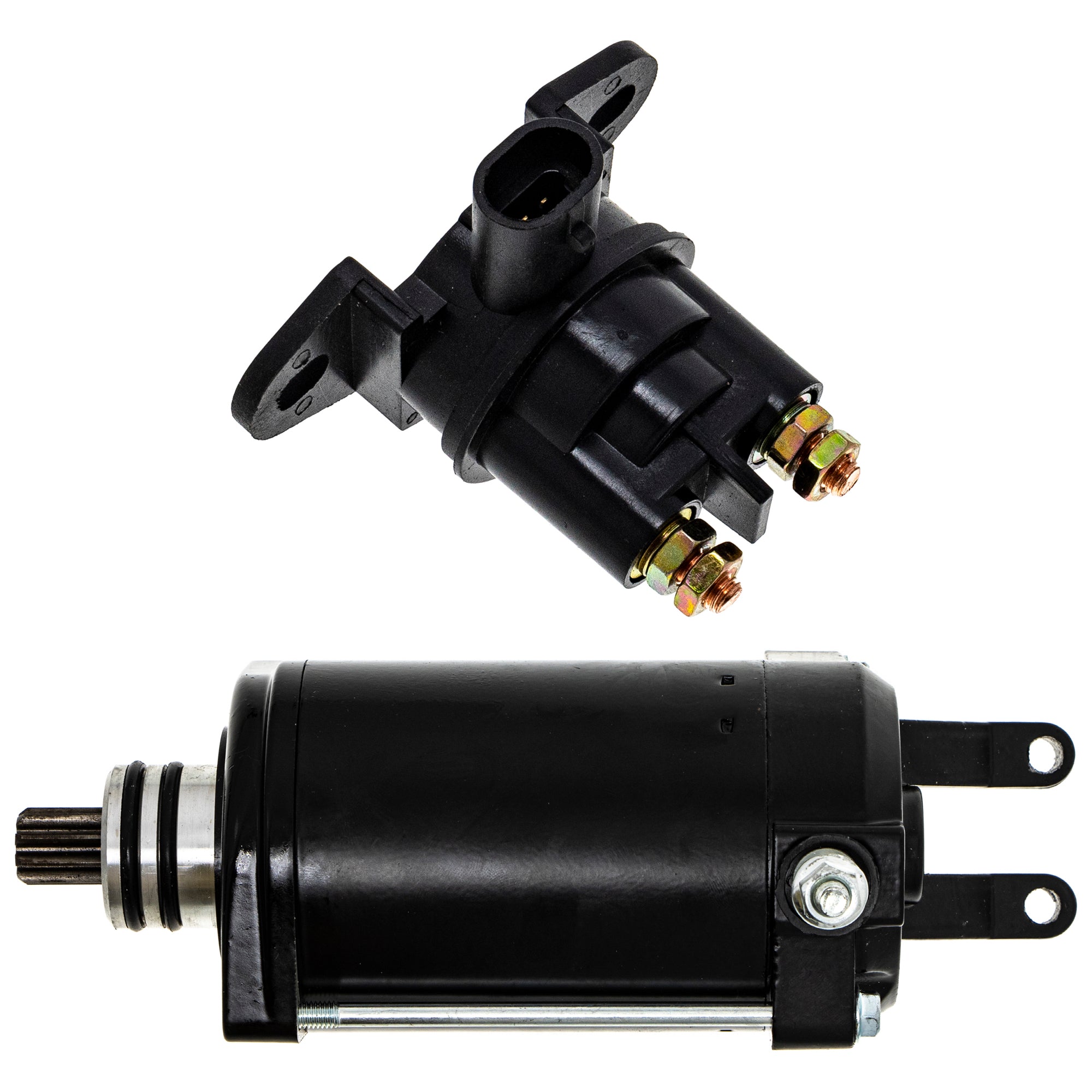 Starter Motor & Solenoid Kit for zOTHER BRP Can-Am Ski-Doo Sea-Doo Spyder Spark Ryker NICHE MK1007661
