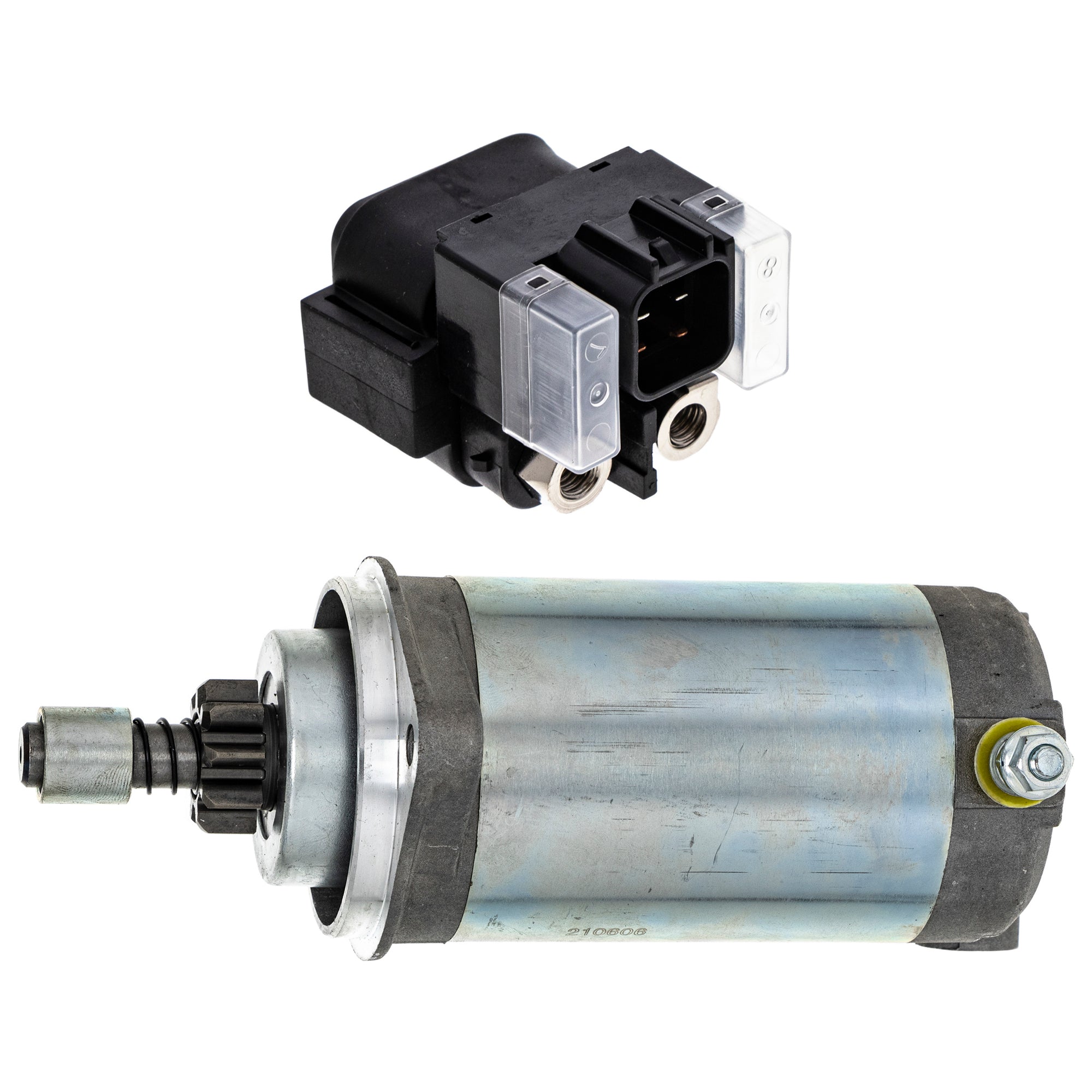 Starter Motor & Solenoid Kit for zOTHER Arctic Cat Textron VK540 NICHE MK1007680