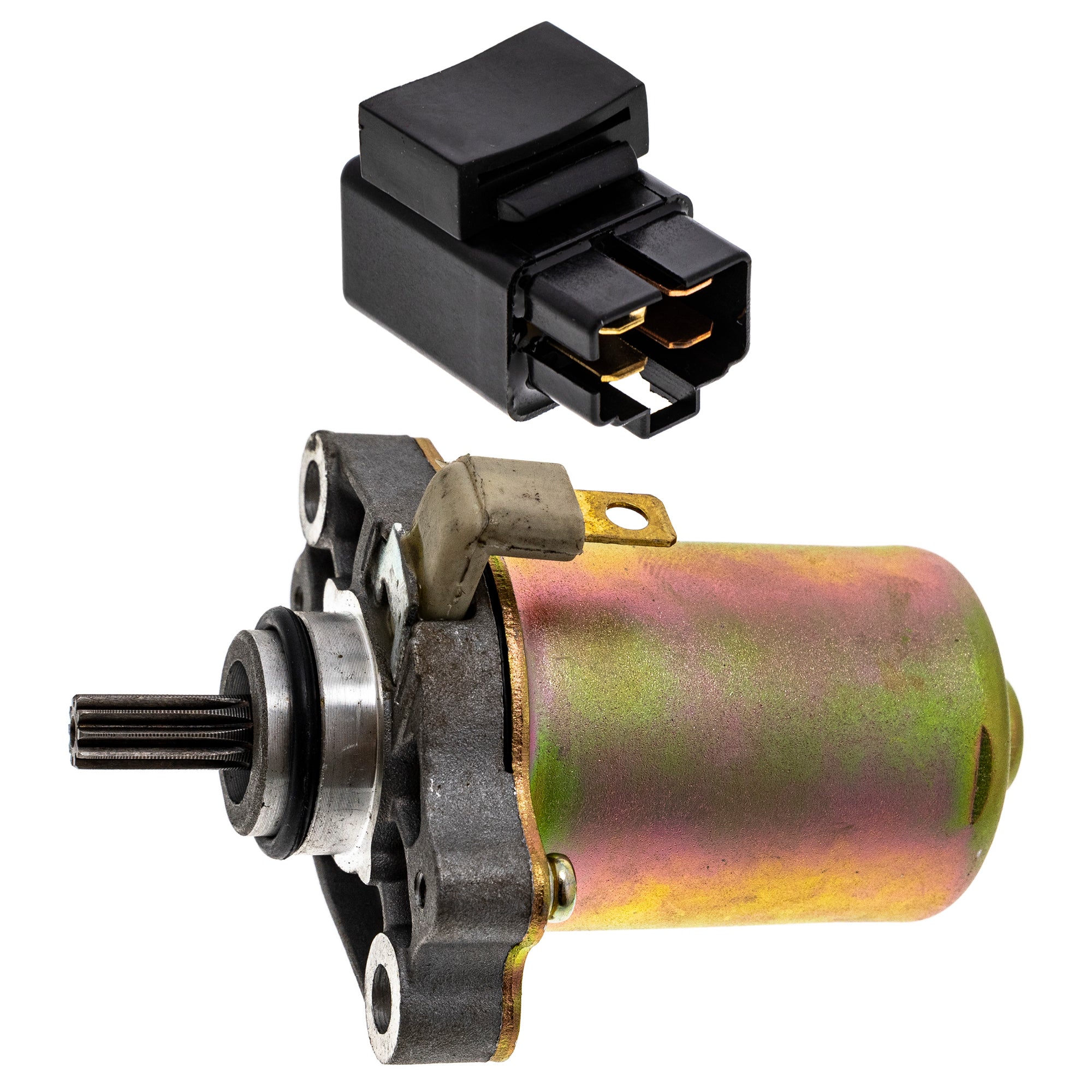 Starter Motor & Solenoid Kit for zOTHER Suzuki Quadsport 31100-22G00 31100-22G11 NICHE MK1007700