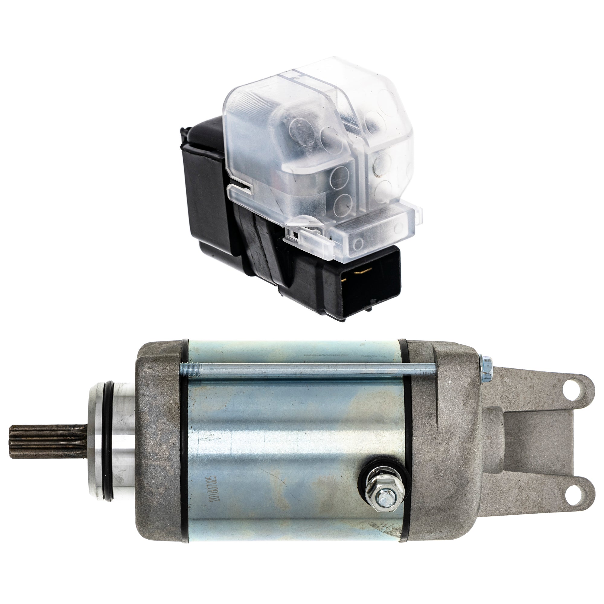 Starter Motor & Solenoid Kit for zOTHER Arctic Cat Textron Bandit NICHE MK1007747
