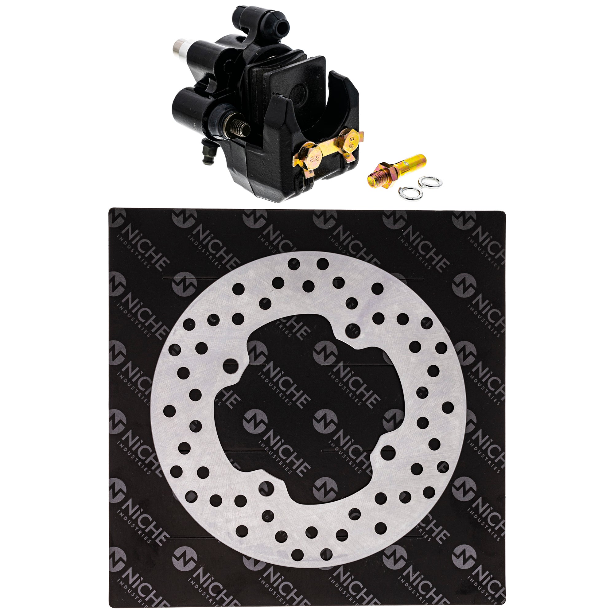 Single Caliper, Rotor, Pad Set for zOTHER Yamaha Suzuki Kawasaki Honda Arctic Cat Textron NICHE MK1007841