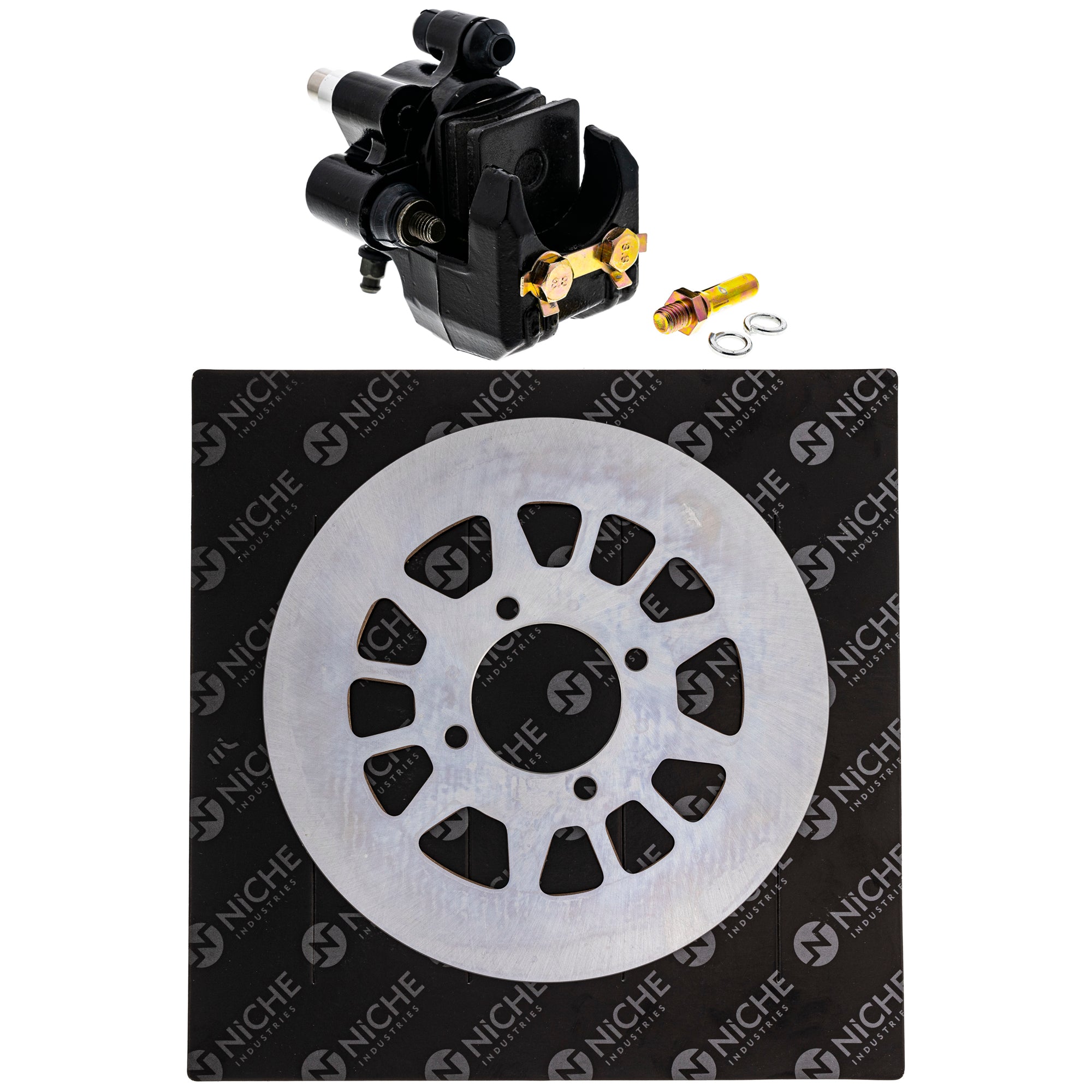Single Caliper, Rotor, Pad Set for zOTHER Yamaha Suzuki Kawasaki Honda Arctic Cat Textron NICHE MK1007842