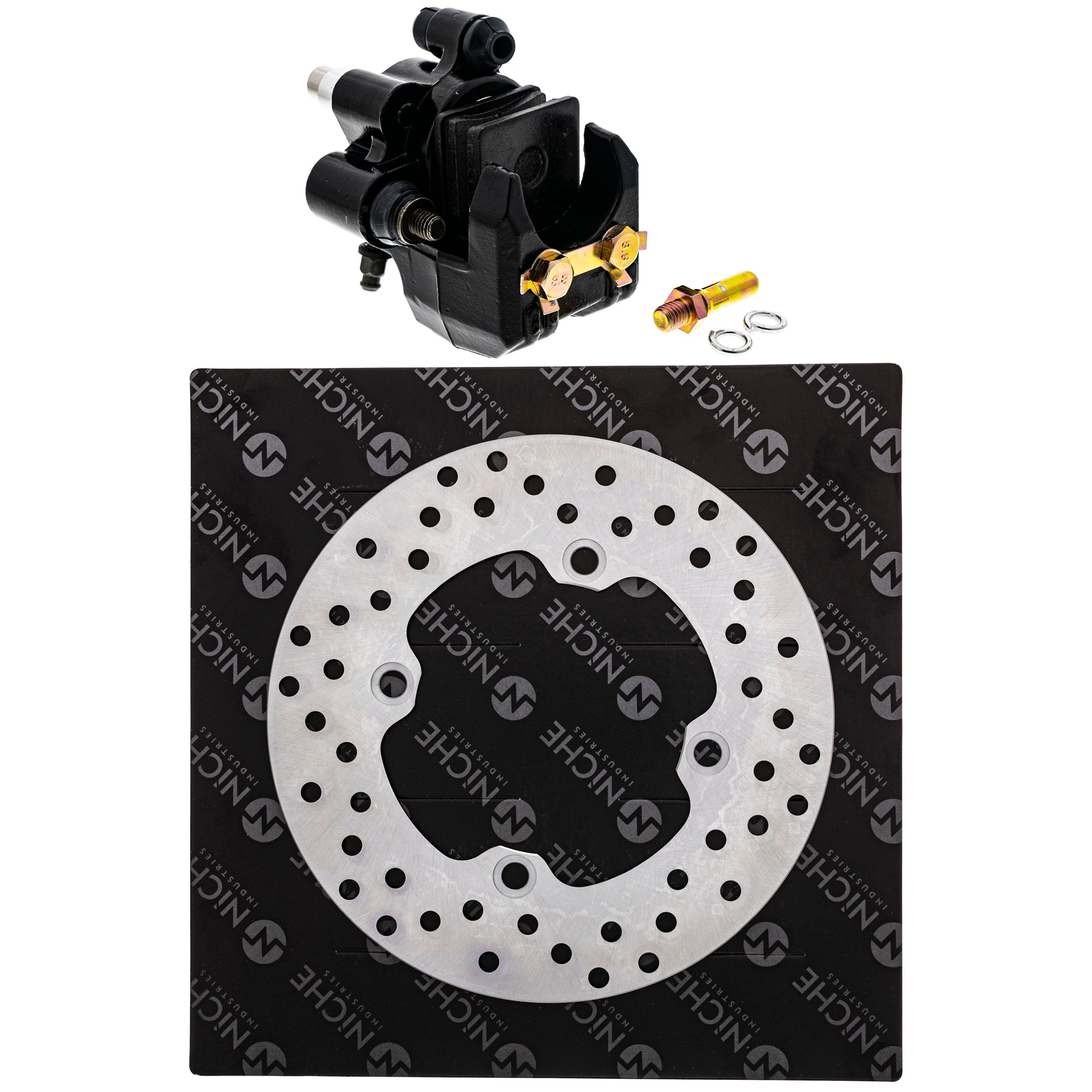 Single Caliper, Rotor, Pad Set for zOTHER Yamaha Suzuki Kawasaki Honda Arctic Cat Textron NICHE MK1007843