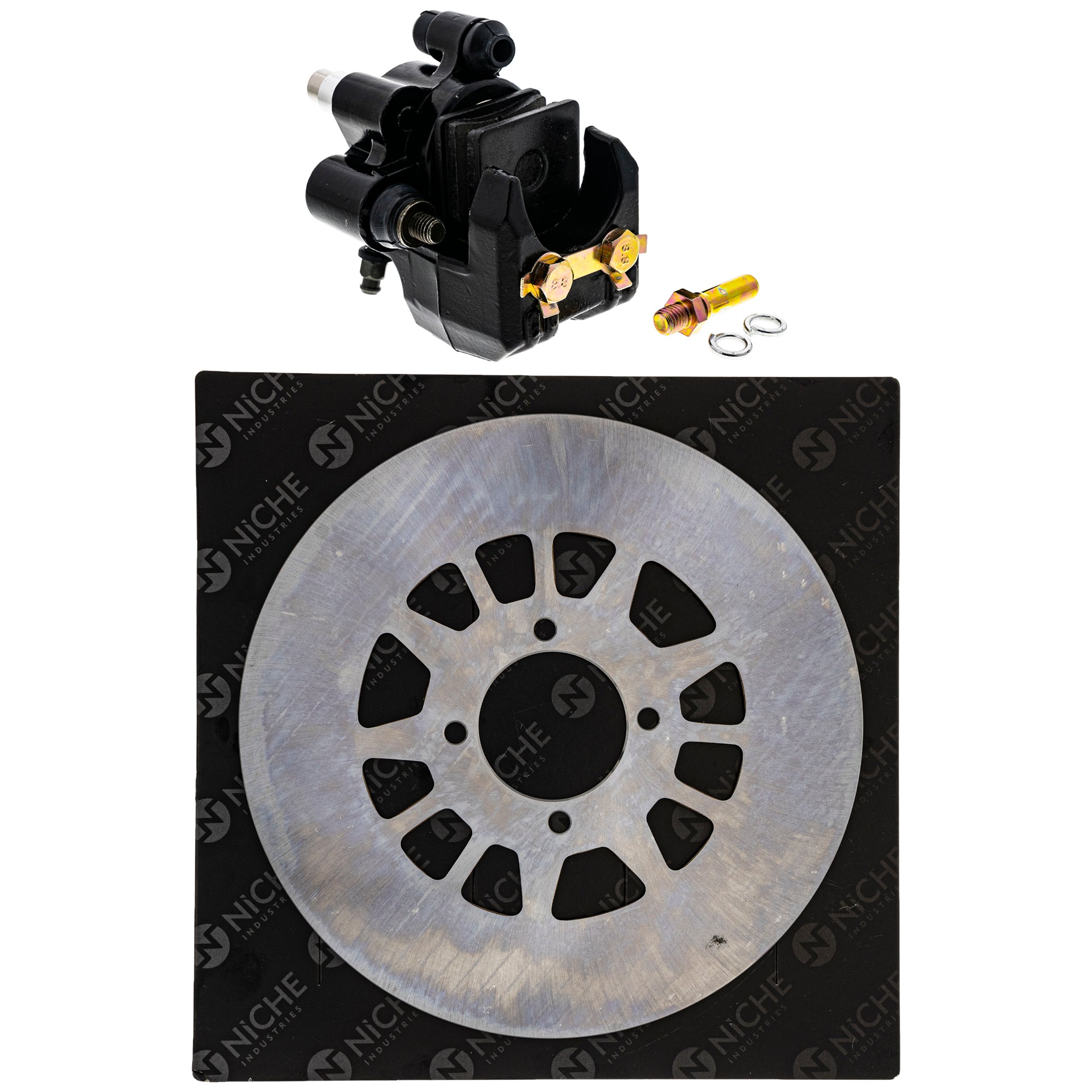 Single Caliper, Rotor, Pad Set for zOTHER Yamaha Suzuki Kawasaki Honda Arctic Cat Textron NICHE MK1007845
