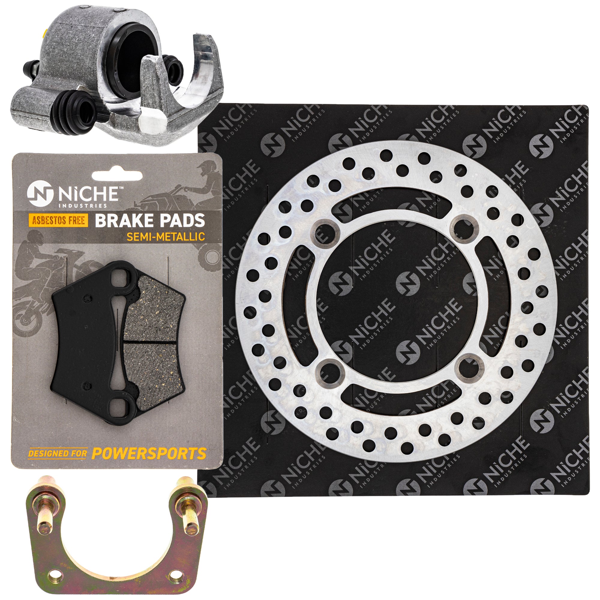 Single Caliper, Rotor, Pad Set for zOTHER Polaris GEM Ranger NICHE MK1007869
