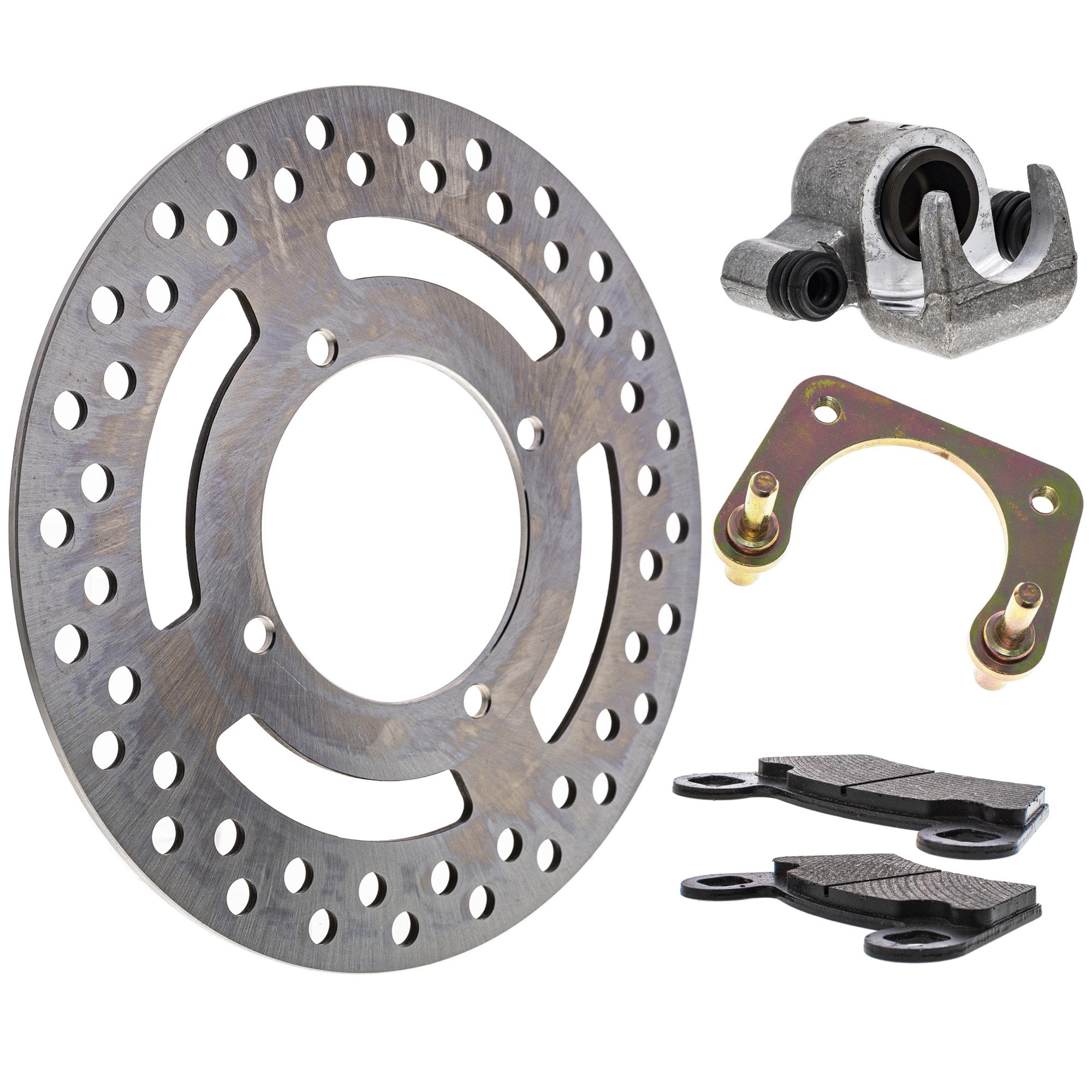 Single Caliper, Rotor, Pad Set for zOTHER Polaris GEM Sportsman Ranger NICHE MK1007890