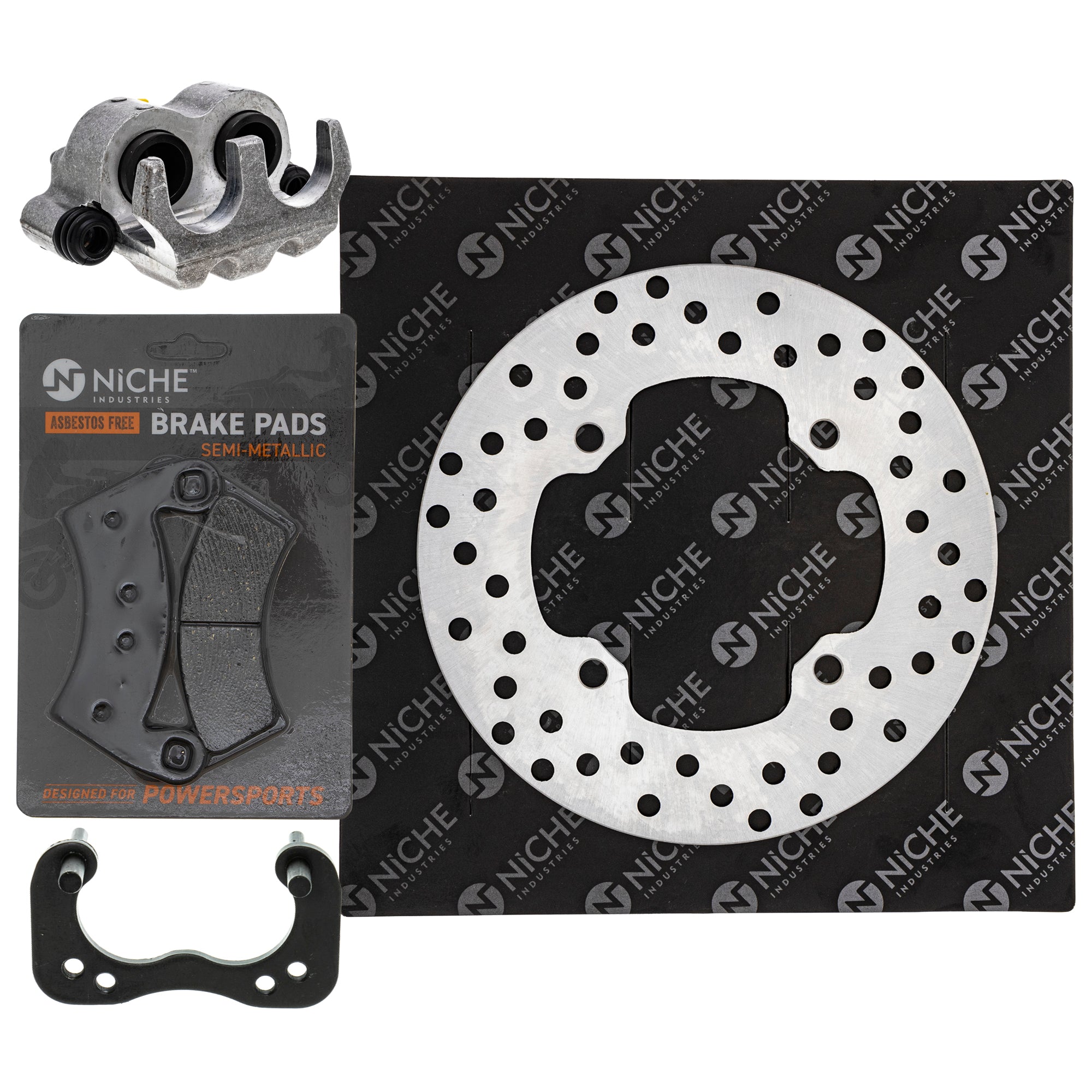 Single Caliper, Rotor, Pad Set for zOTHER Polaris GEM Ranger NICHE MK1007913