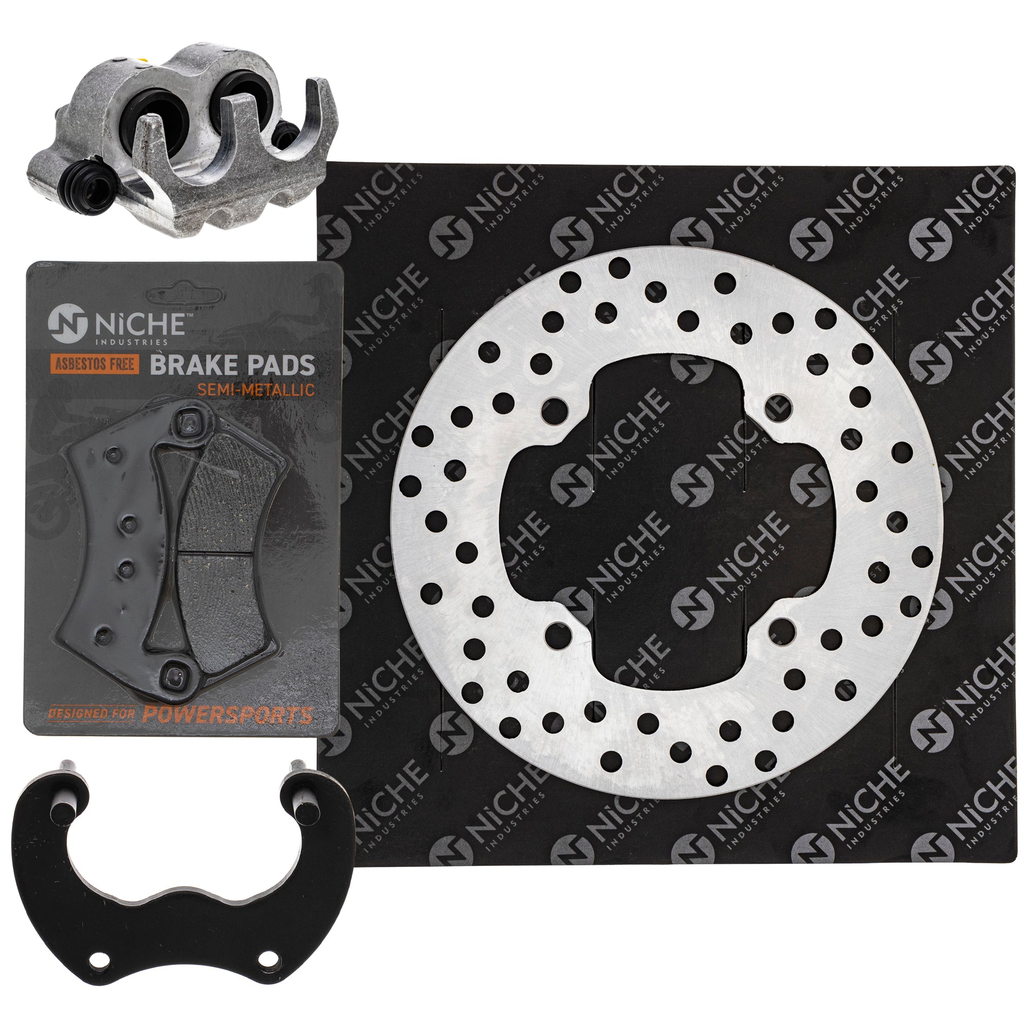 Single Caliper, Rotor, Pad Set for zOTHER Polaris GEM Ranger NICHE MK1007915