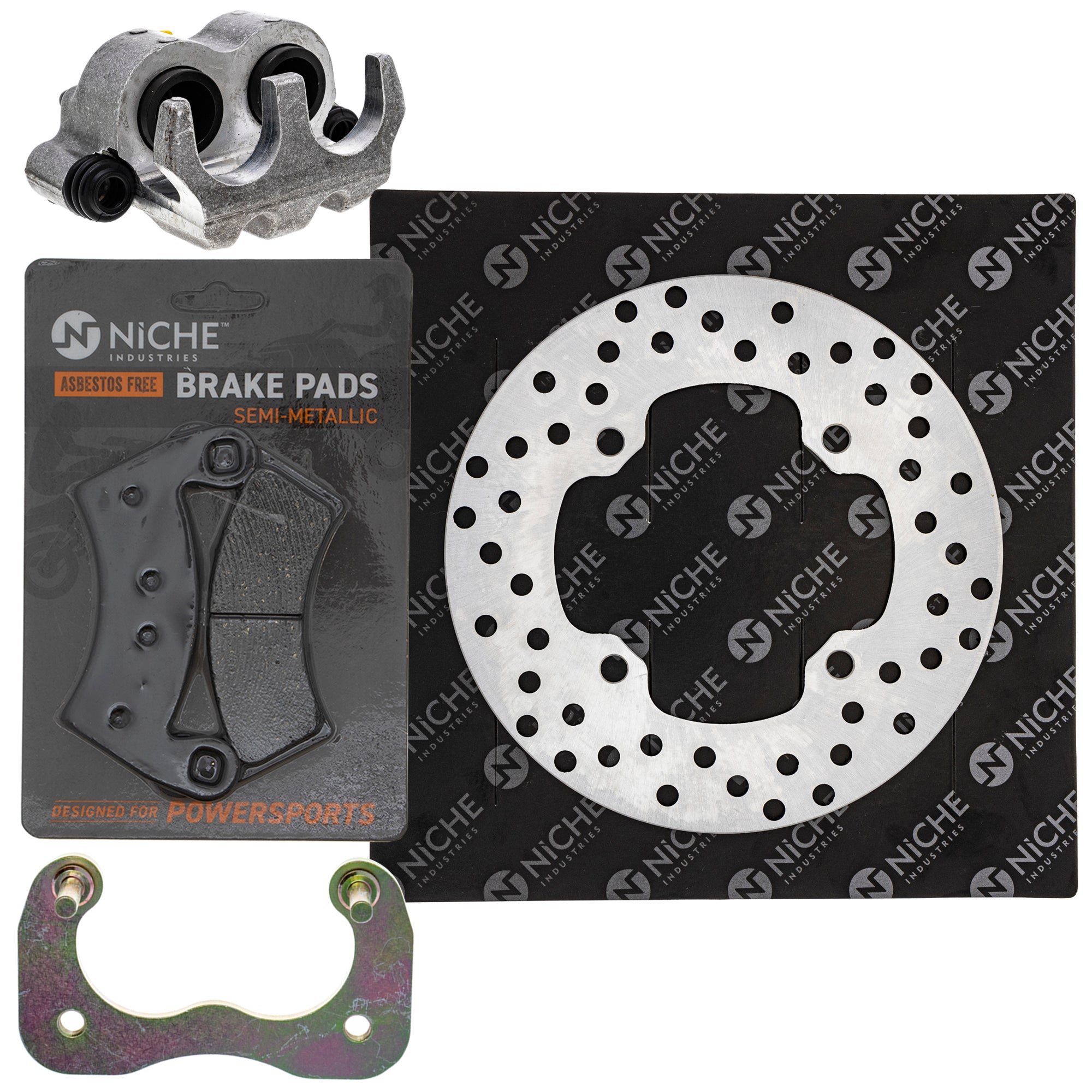 Single Caliper, Rotor, Pad Set for zOTHER Polaris GEM Ranger NICHE MK1007916