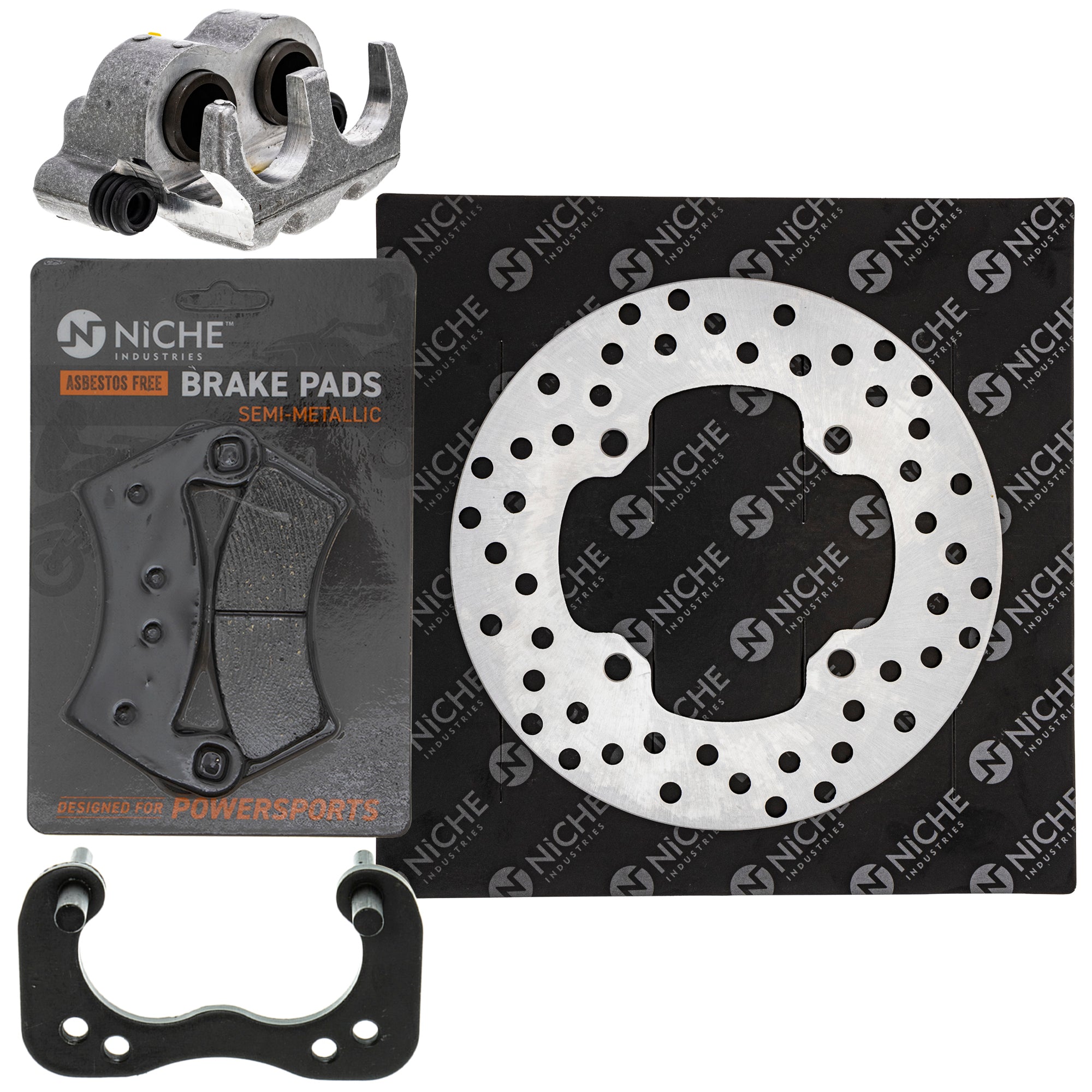 Single Caliper, Rotor, Pad Set for zOTHER Polaris GEM Ranger NICHE MK1007918