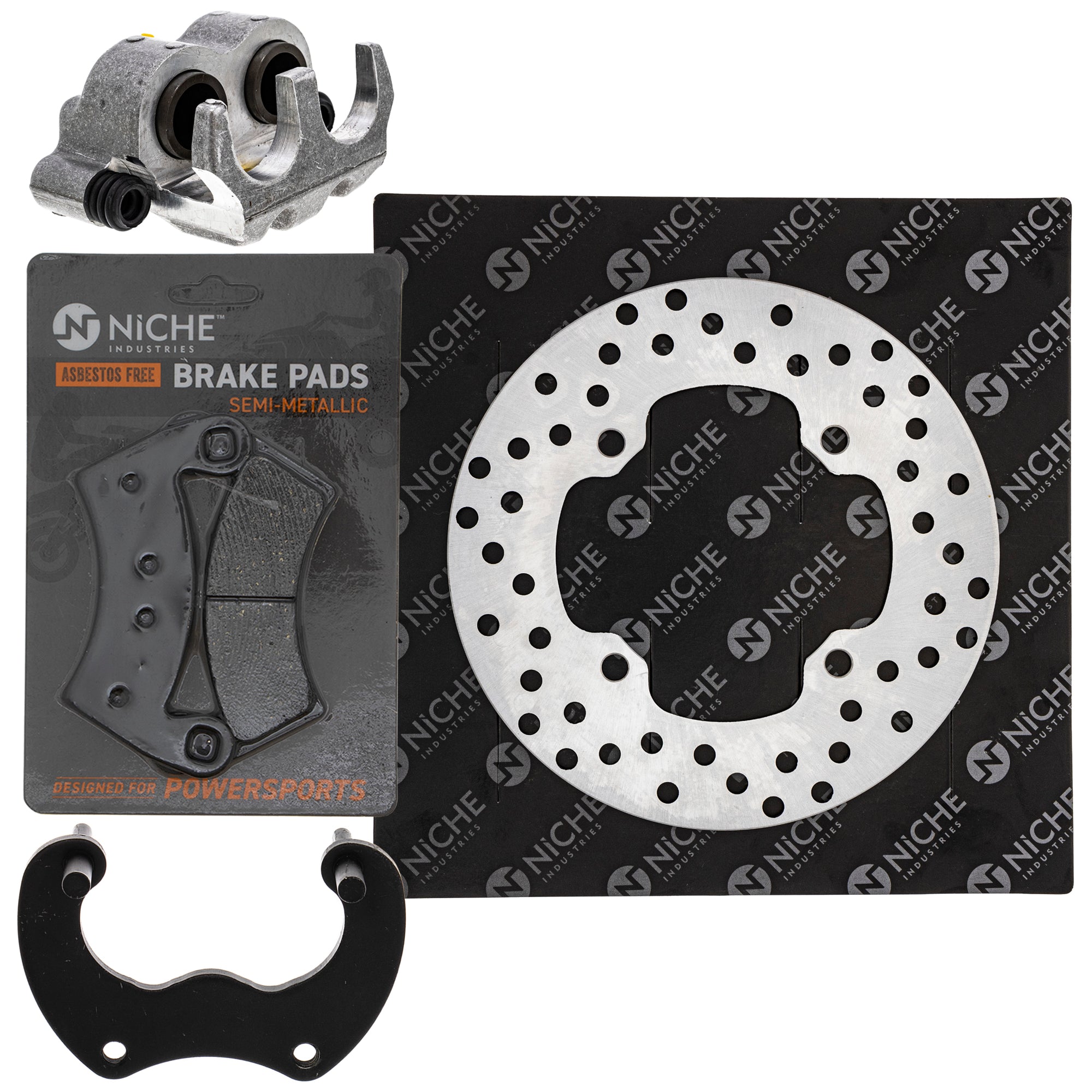 Single Caliper, Rotor, Pad Set for zOTHER Polaris GEM Ranger NICHE MK1007920