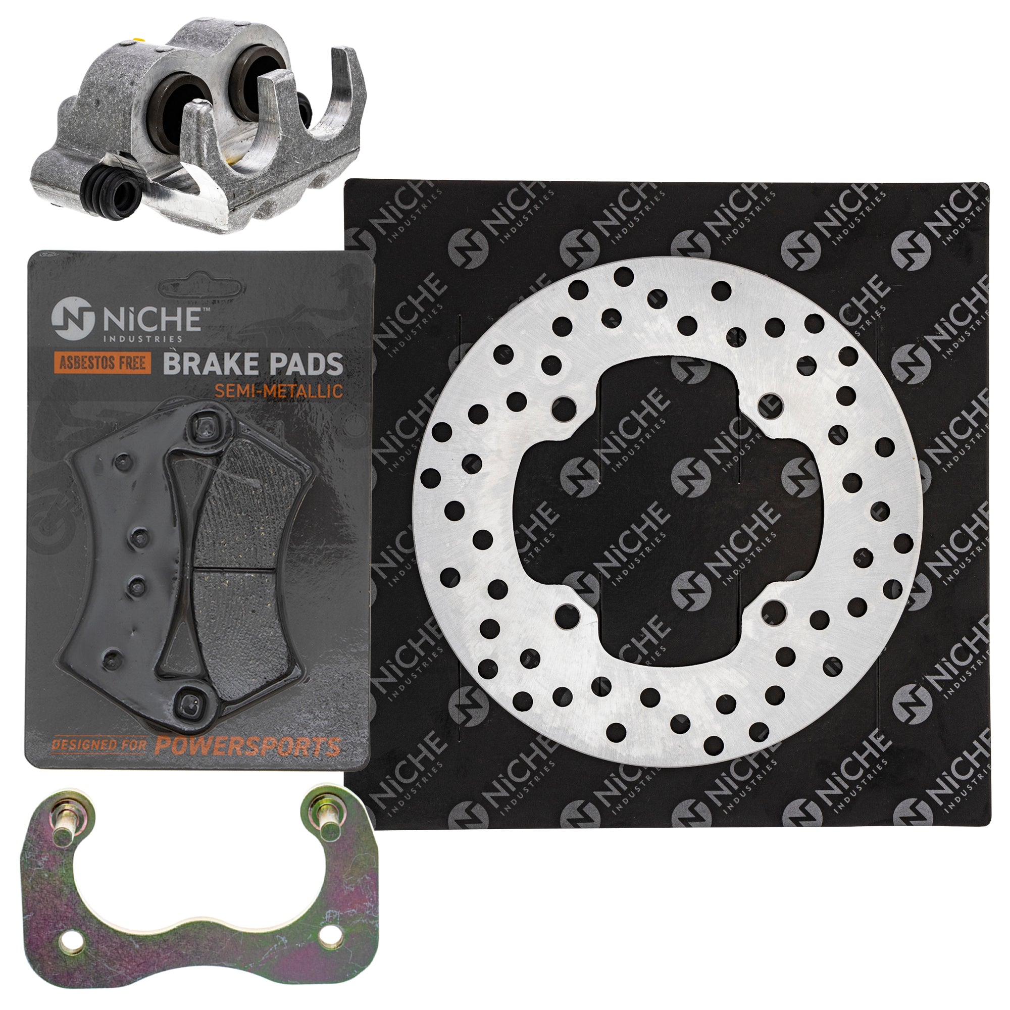 Single Caliper, Rotor, Pad Set for zOTHER Polaris GEM Ranger NICHE MK1007921