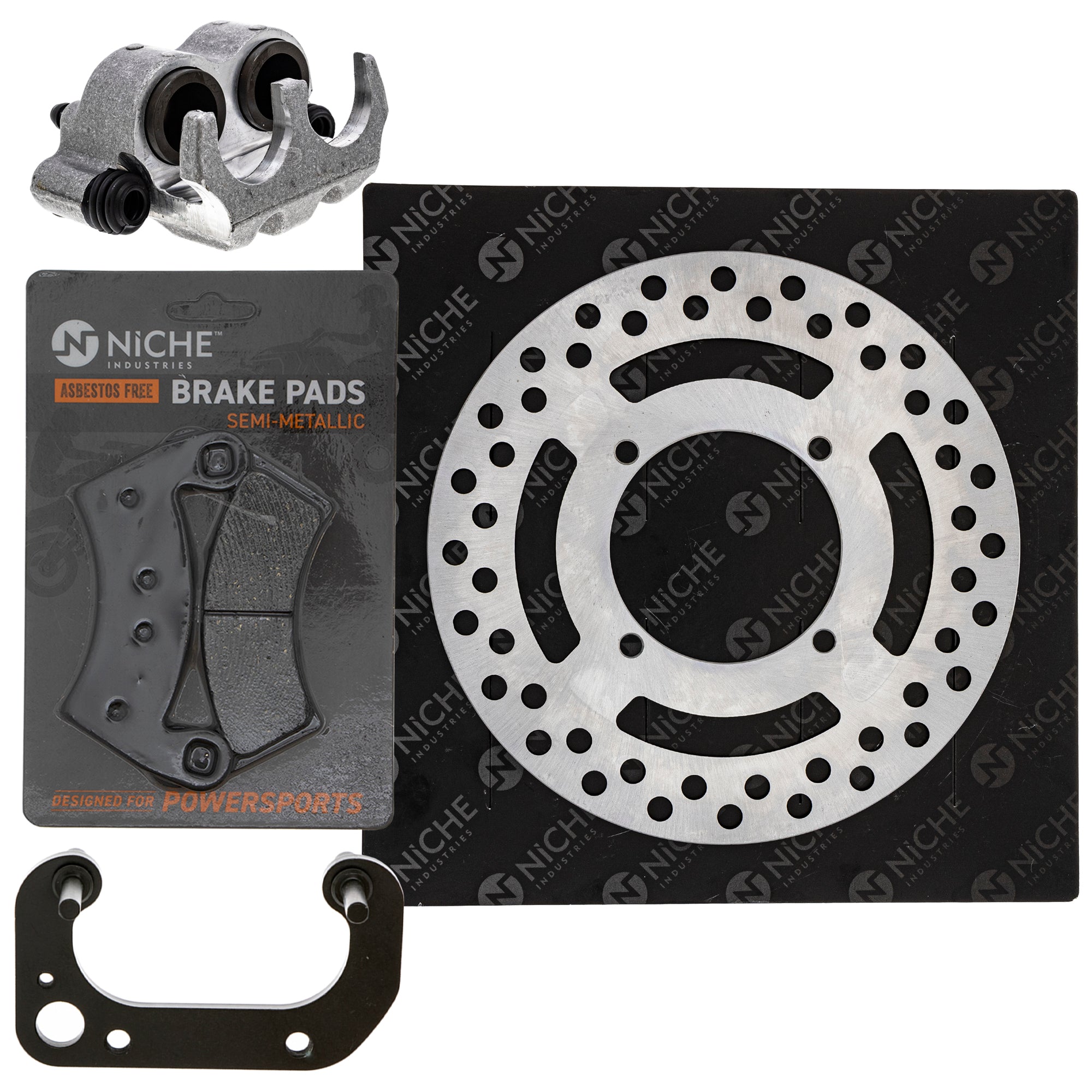 Single Caliper, Rotor, Pad Set for zOTHER Polaris GEM Ranger NICHE MK1007925