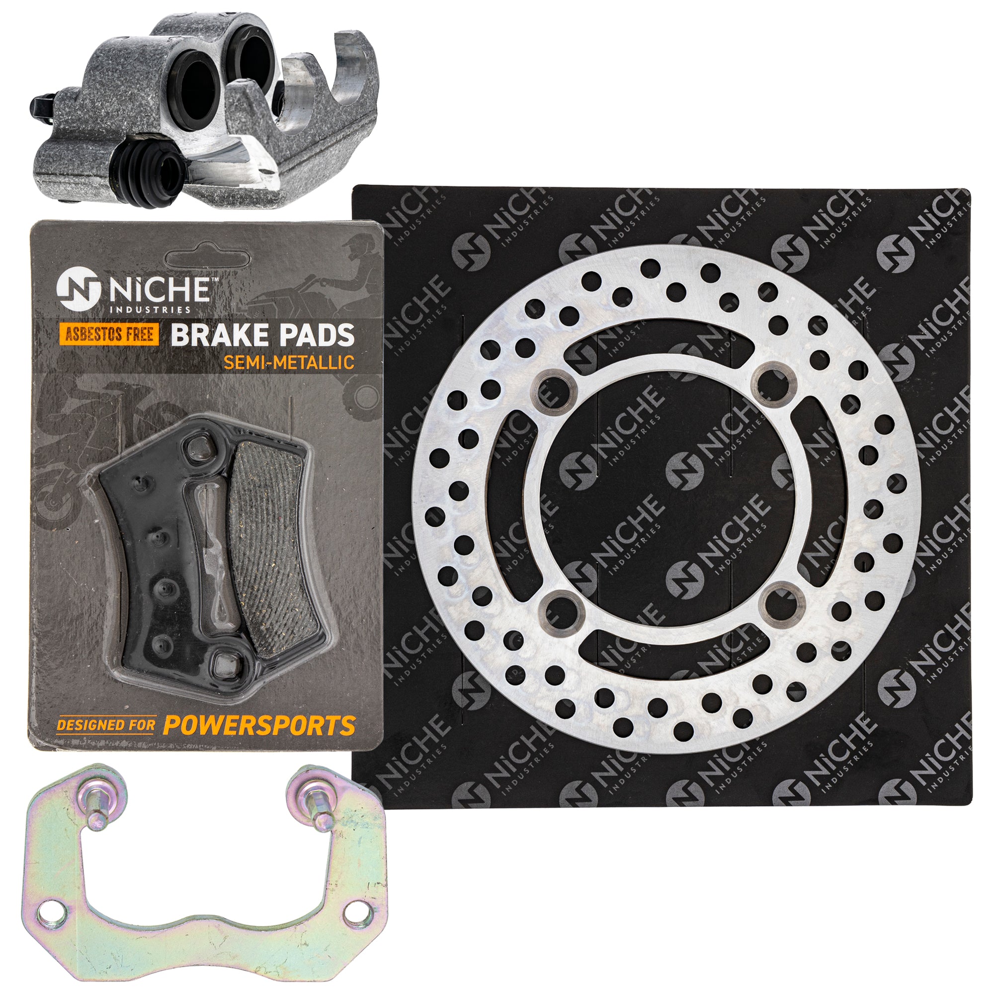 Single Caliper, Rotor, Pad Set for zOTHER Polaris GEM RZR NICHE MK1007933
