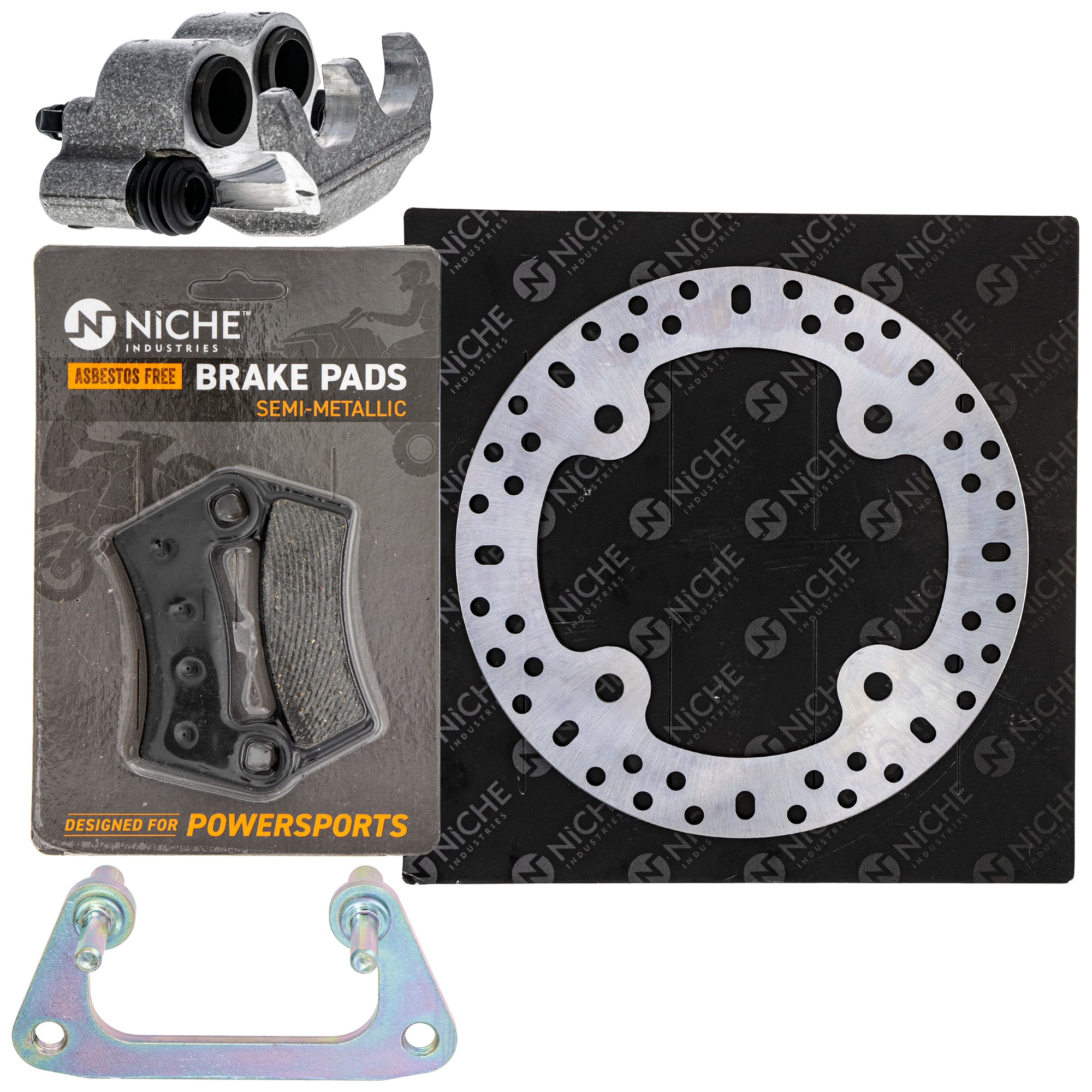 Single Caliper, Rotor, Pad Set for zOTHER Polaris RZR NICHE MK1007934