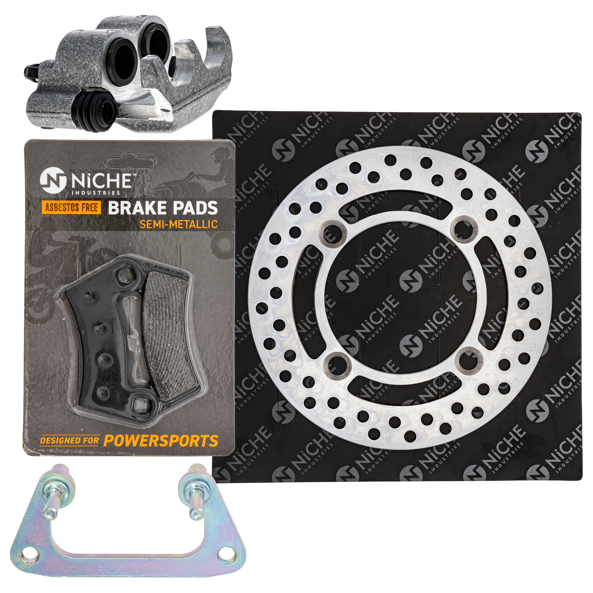 Single Caliper, Rotor, Pad Set for zOTHER Polaris GEM RZR NICHE MK1007935