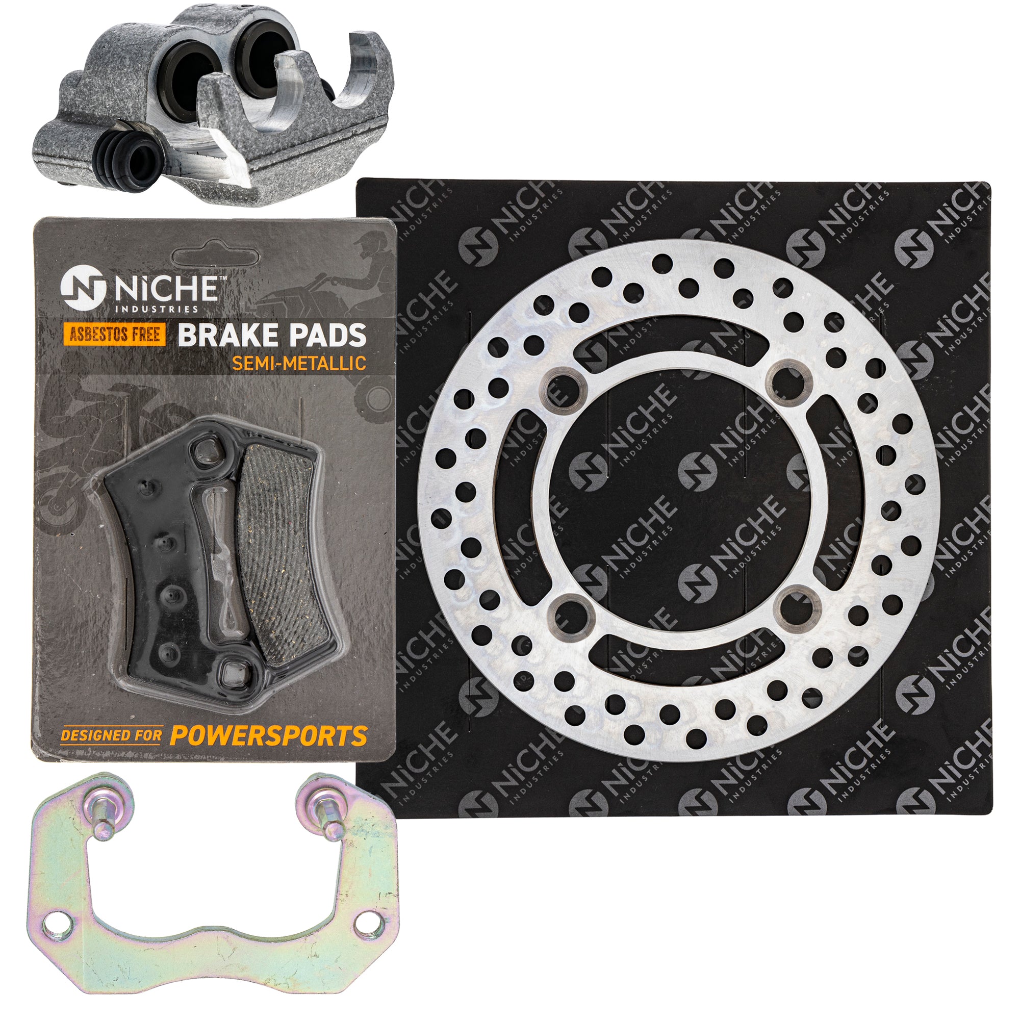 Single Caliper, Rotor, Pad Set for zOTHER Polaris GEM RZR NICHE MK1007937