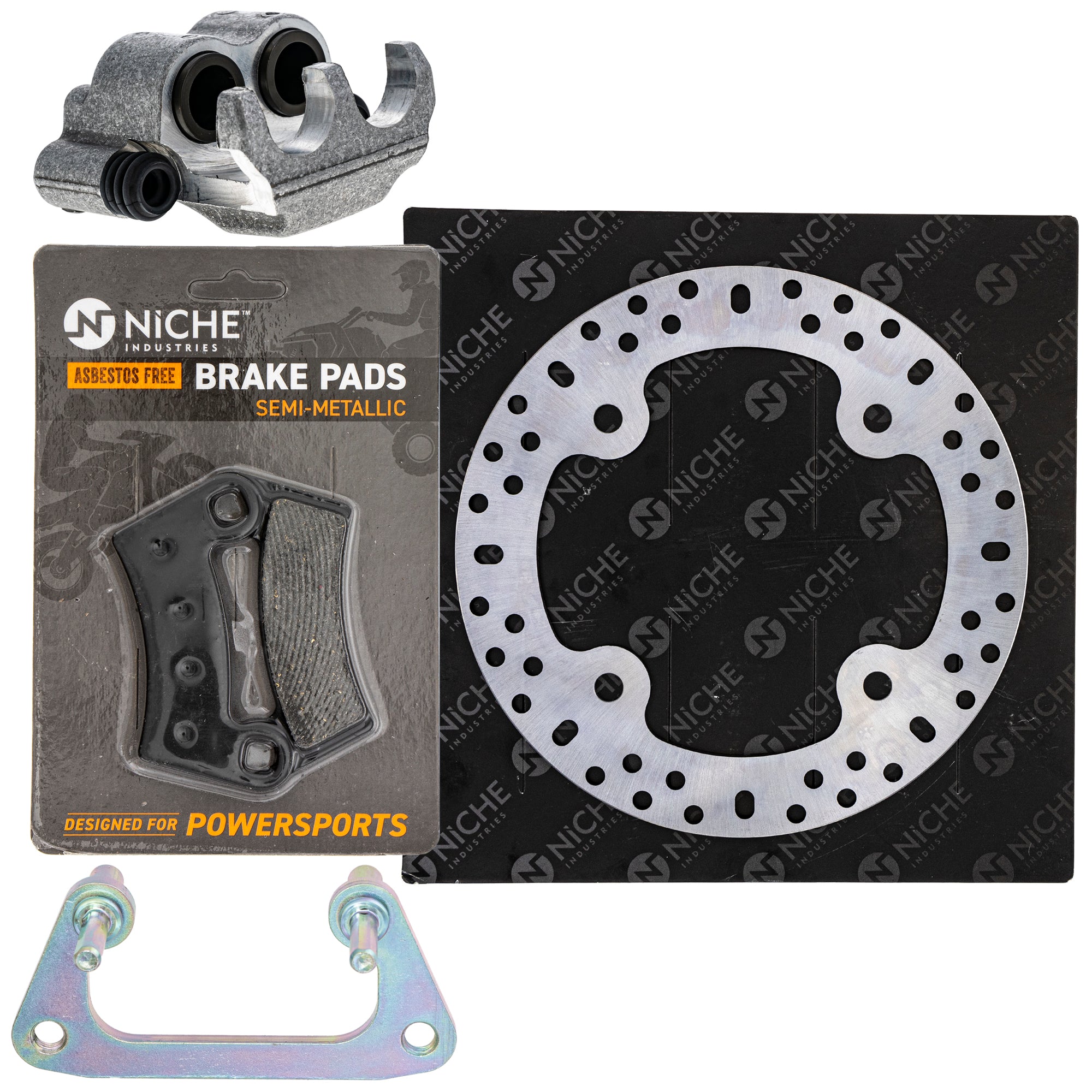 Single Caliper, Rotor, Pad Set for zOTHER Polaris RZR NICHE MK1007938