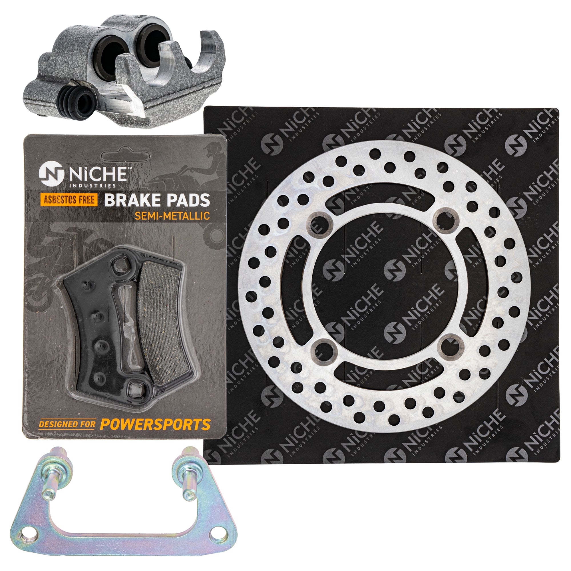 Single Caliper, Rotor, Pad Set for zOTHER Polaris GEM RZR NICHE MK1007939