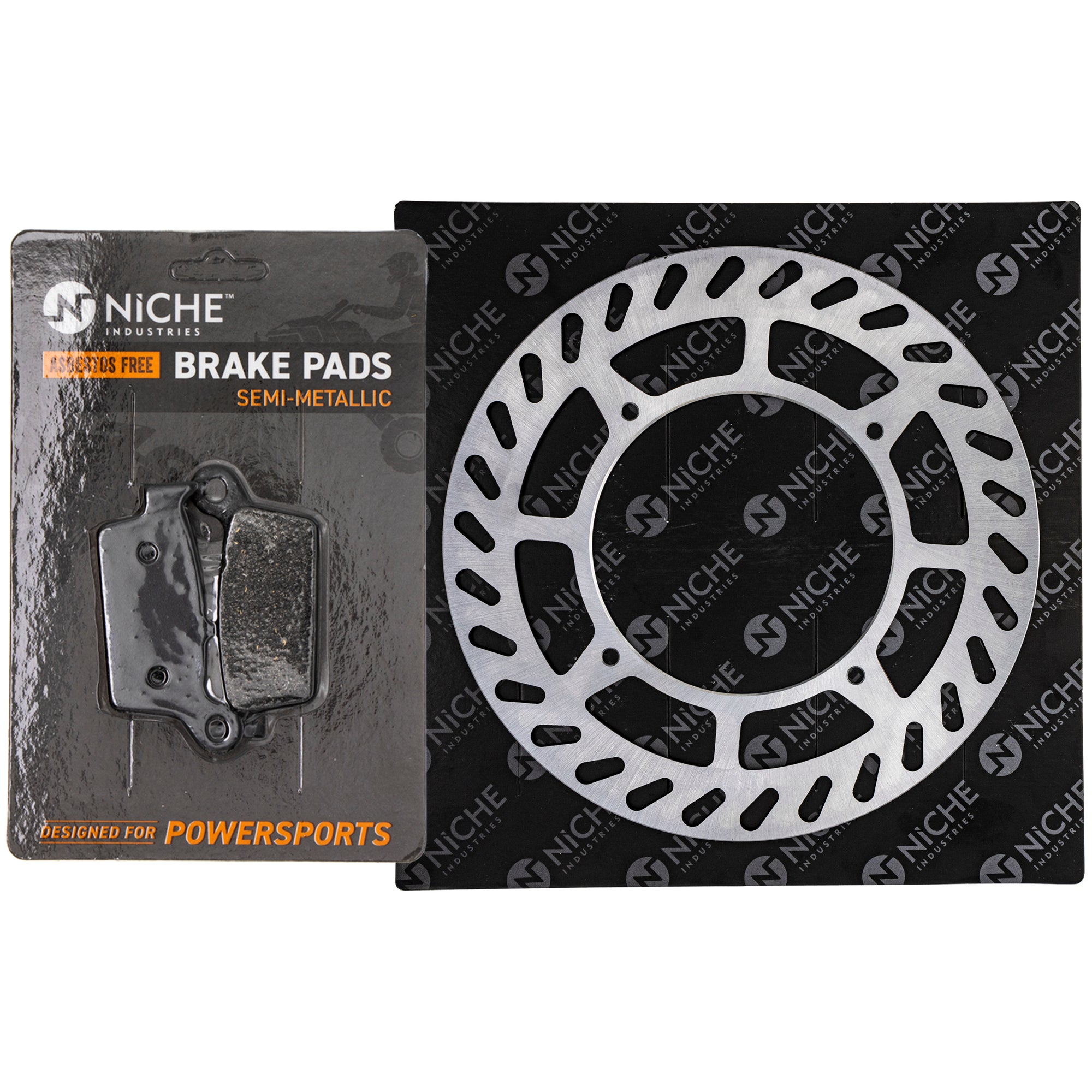 Rotor & Brake Pad Kit for zOTHER Yamaha Suzuki Kawasaki Honda CR125R NICHE MK1008064