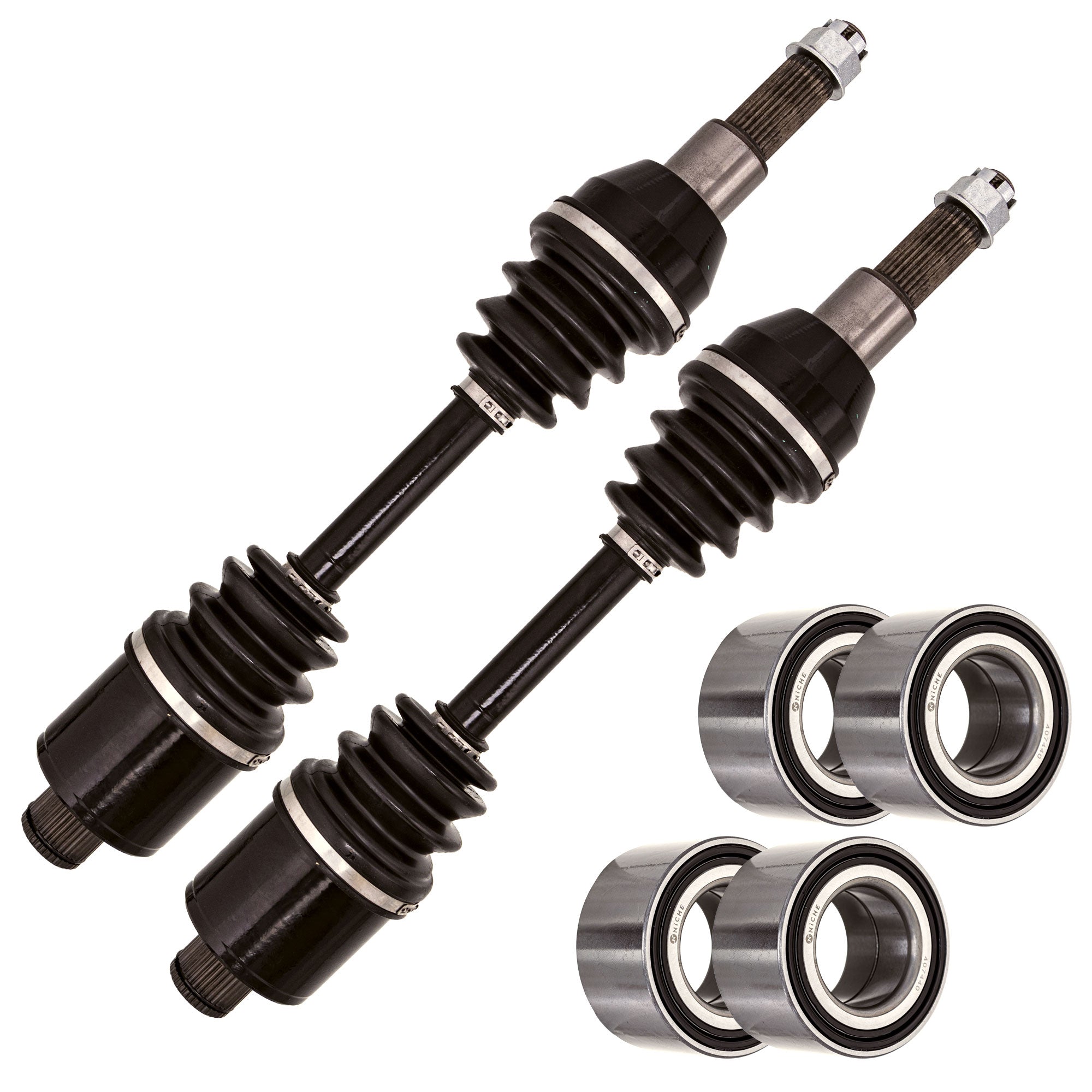 Axle and Wheel Bearing Kit for Polaris Worker Sportsman Mule Diesel NICHE MK1009350