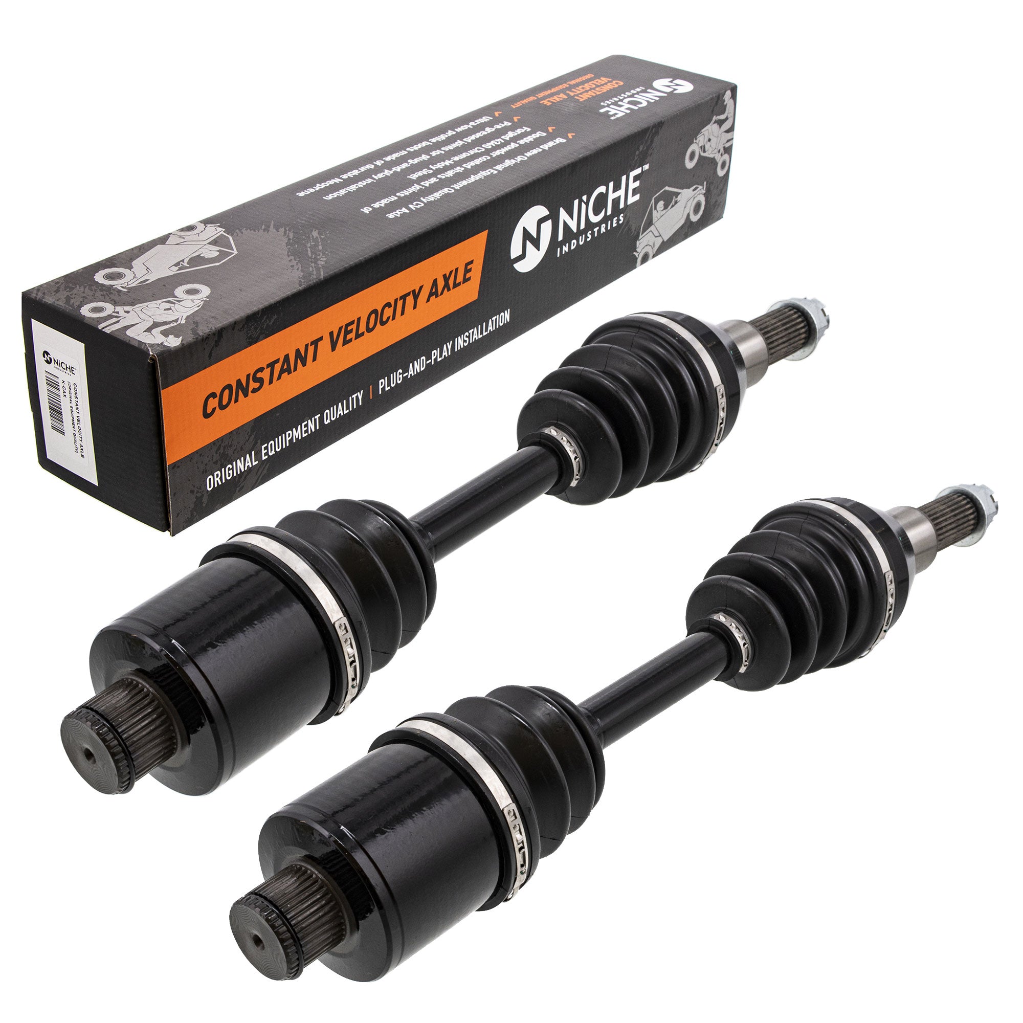 NICHE MK1009350 Axle and Wheel Bearing Kit for Polaris Worker