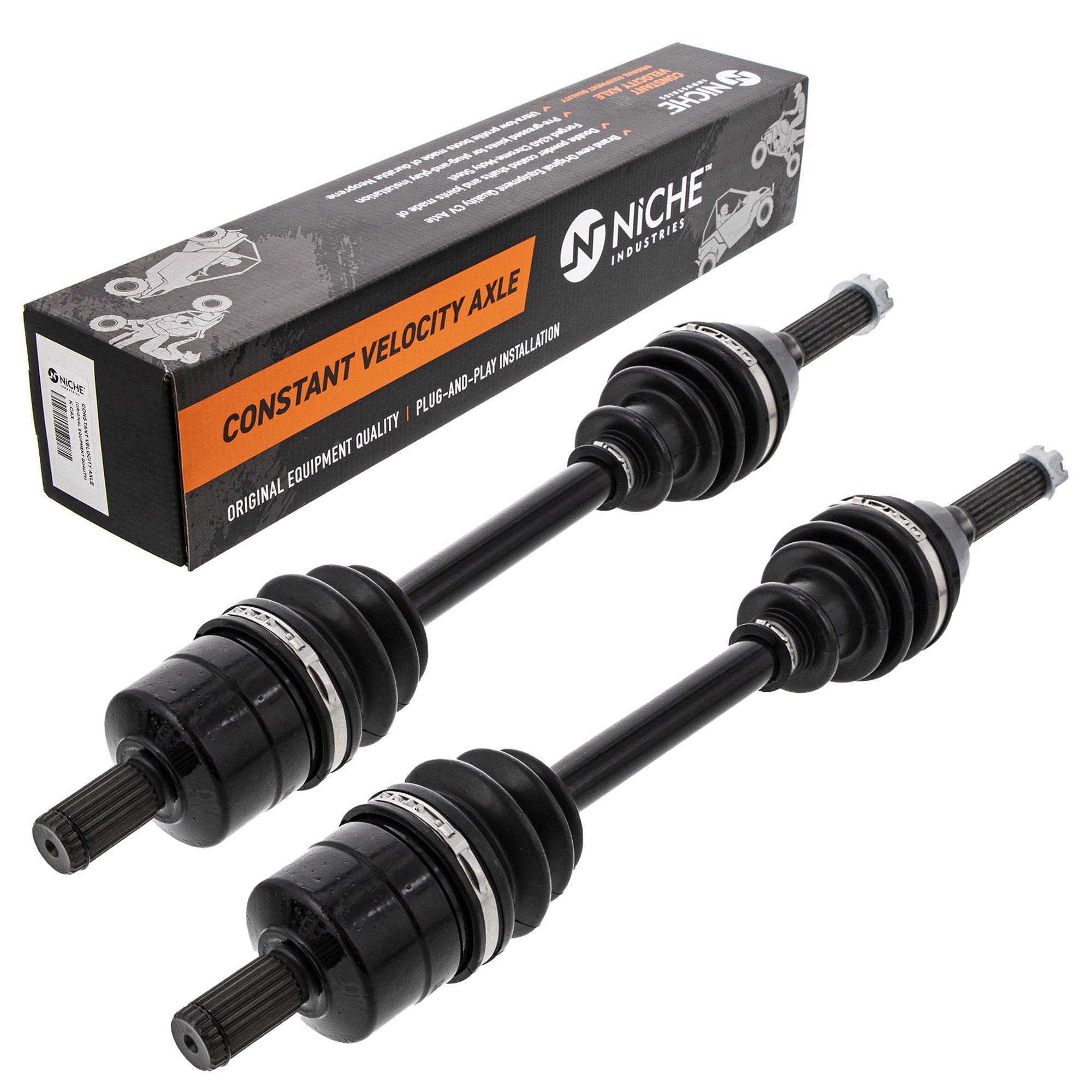 NICHE MK1009360 Axle and Wheel Bearing Kit for Polaris Sportsman