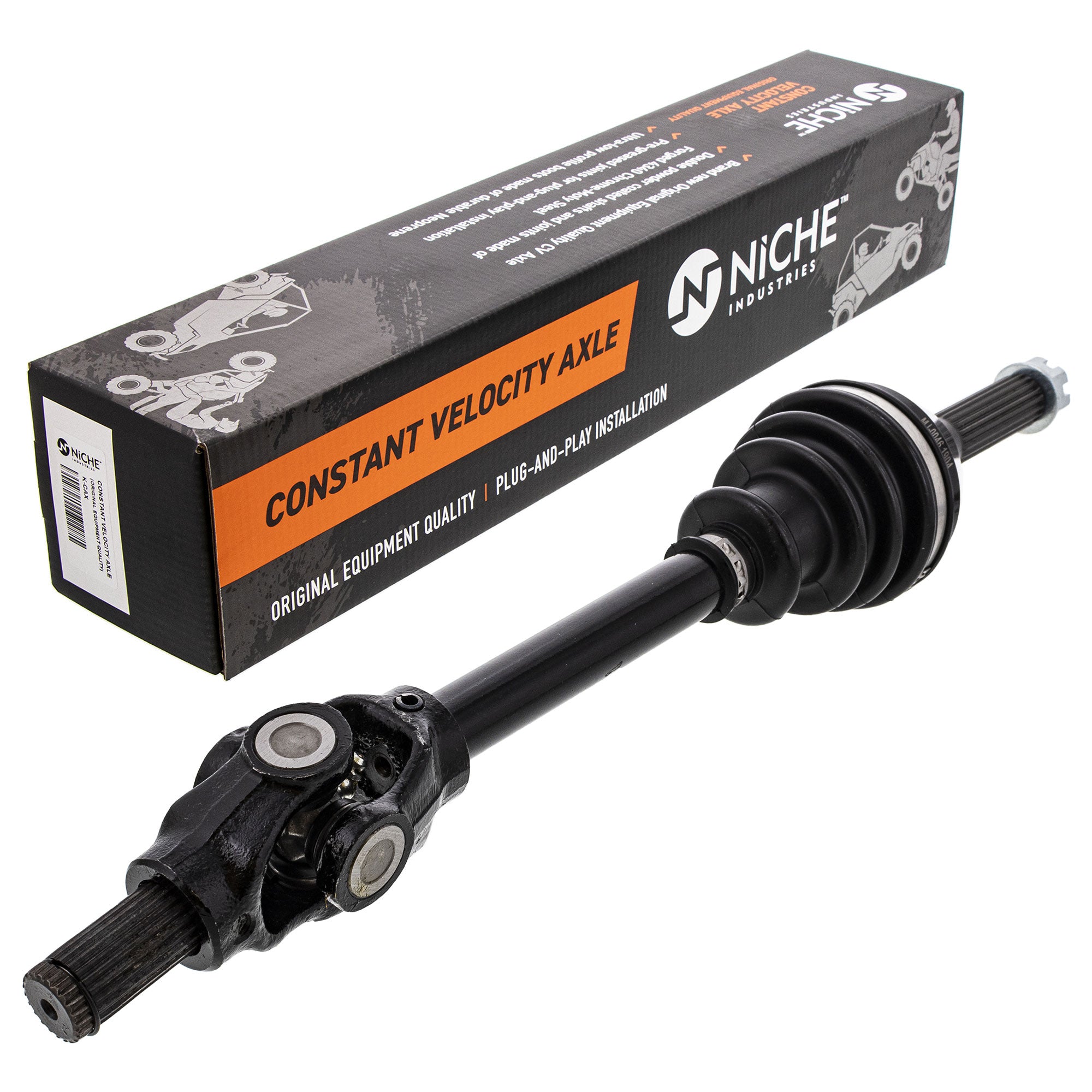 NICHE MK1009361 Axle and Wheel Bearing Kit for Polaris Sportsman