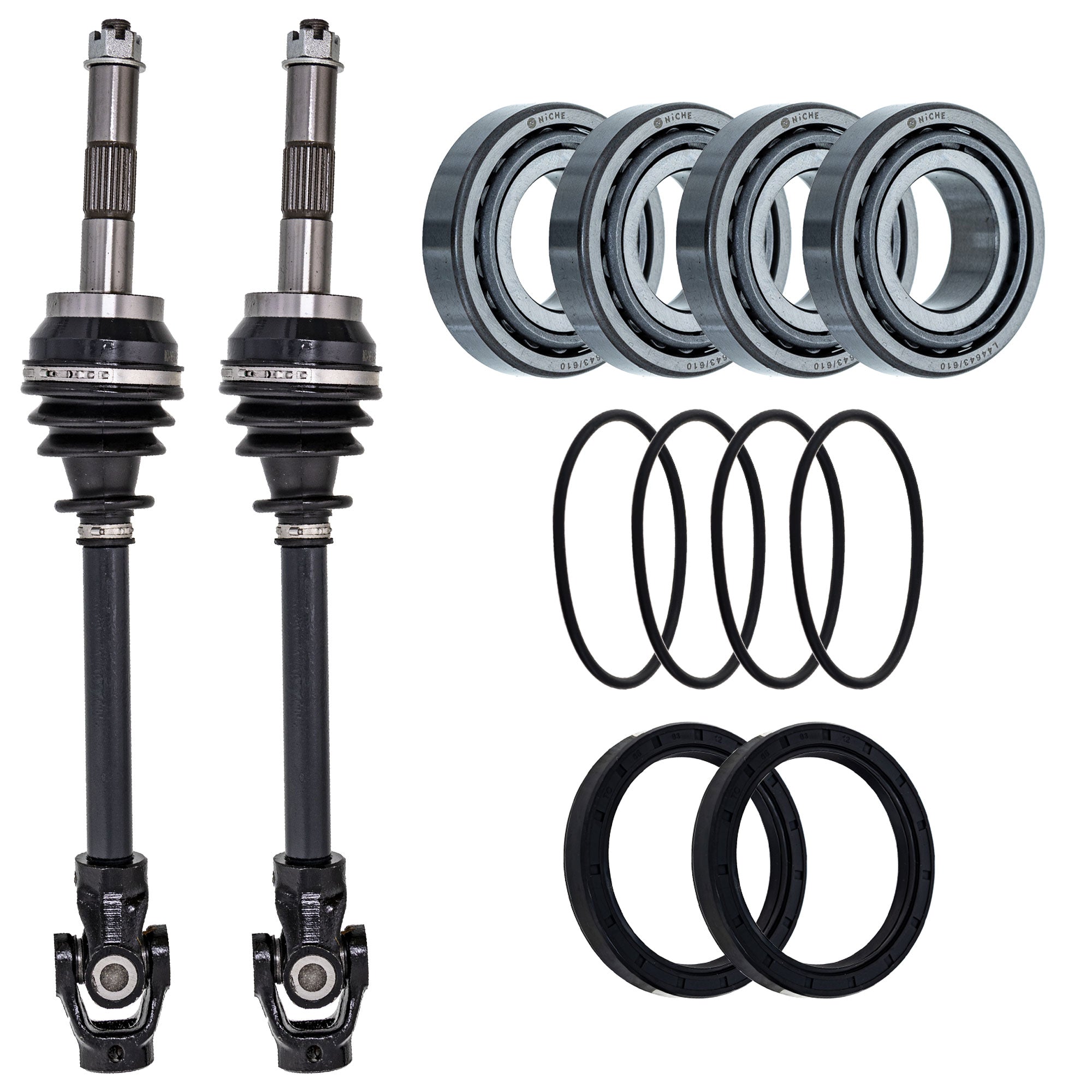 Axle with Wheel Bearing and Seal Kit for Polaris Renegade Outlander NICHE MK1009365