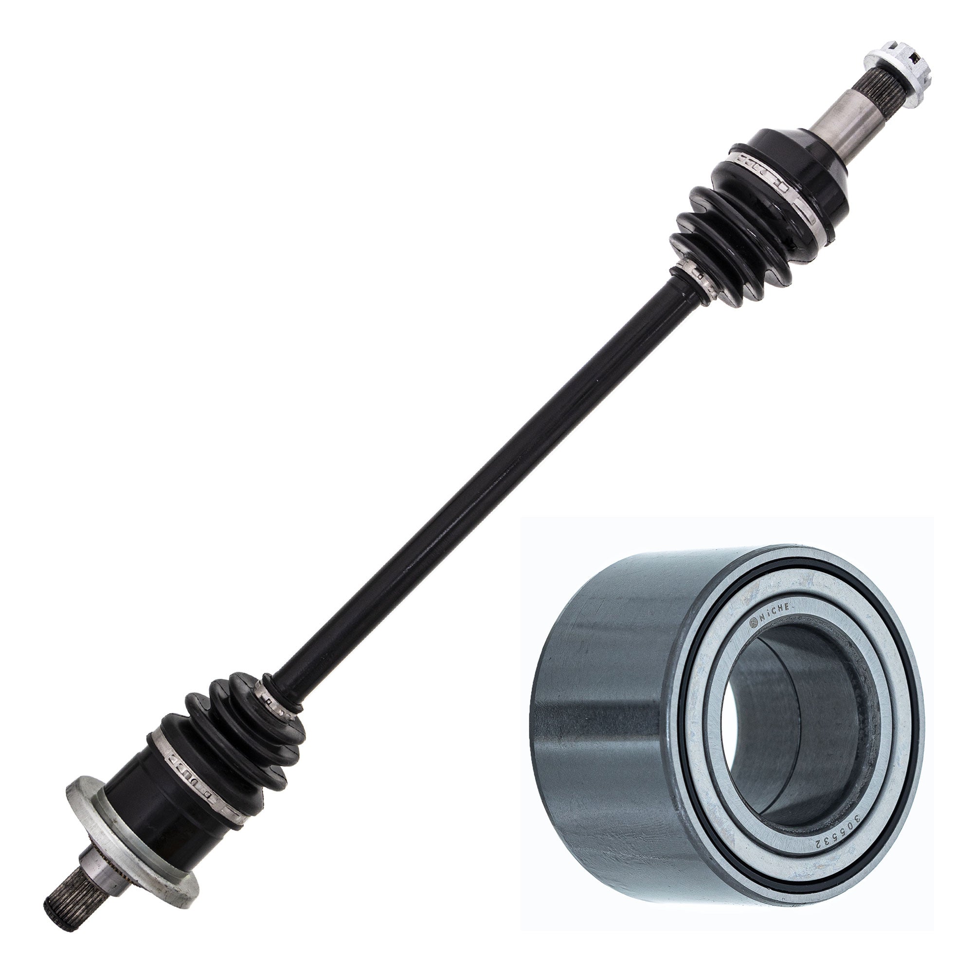 Axle and Wheel Bearing Kit for zOTHER Arctic Cat Textron Sportsman Cat NICHE MK1009367