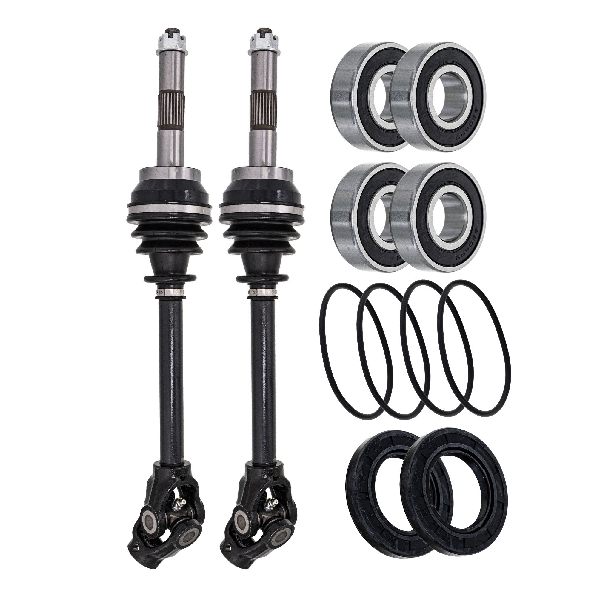 Axle with Wheel Bearing and Seal Kit for zOTHER Polaris Maverick NICHE MK1009369