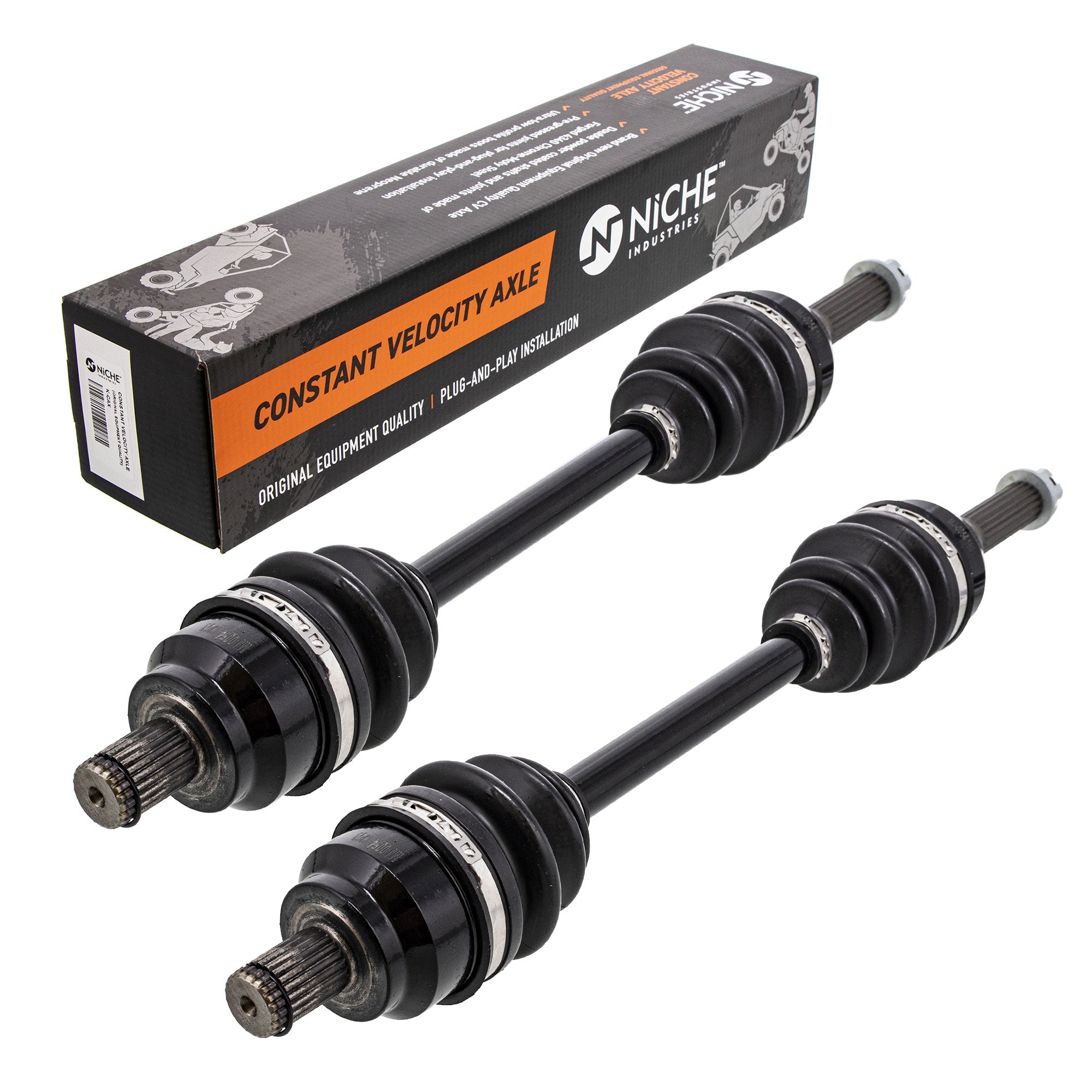NICHE MK1009383 Axle and Wheel Bearing Kit for Polaris Sportsman