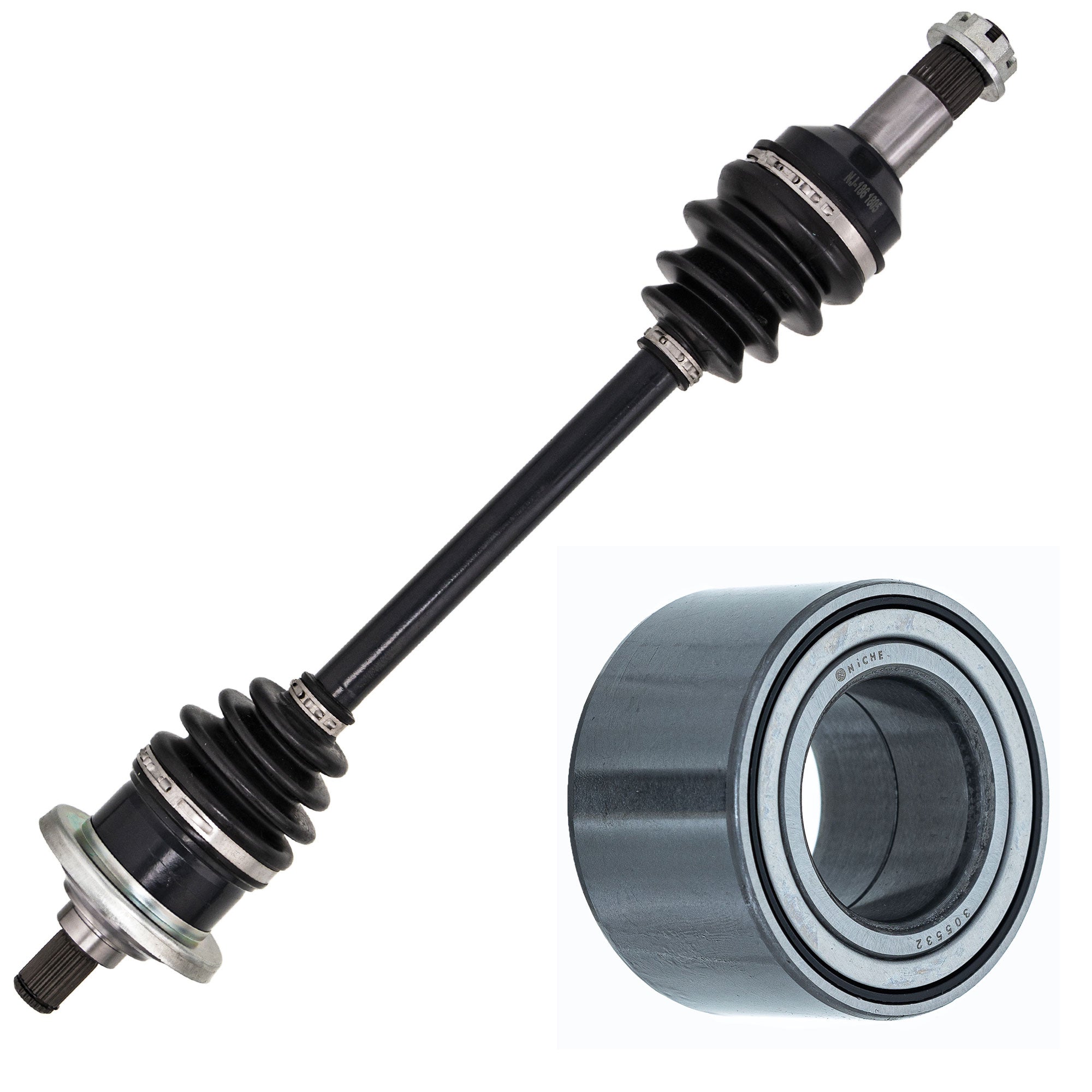 Axle and Wheel Bearing Kit for zOTHER Arctic Cat Textron Grizzly Cat NICHE MK1009390