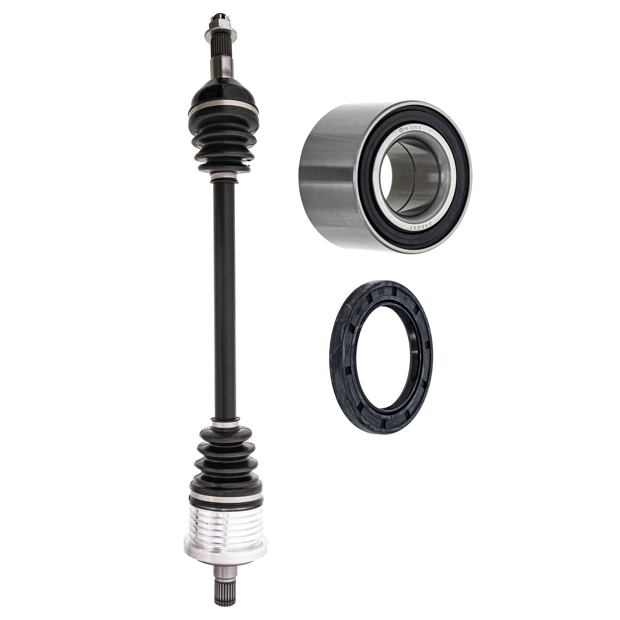 Axle with Wheel Bearing and Seal Kit for zOTHER BRP Can-Am Ski-Doo Sea-Doo Sportsman NICHE MK1009398