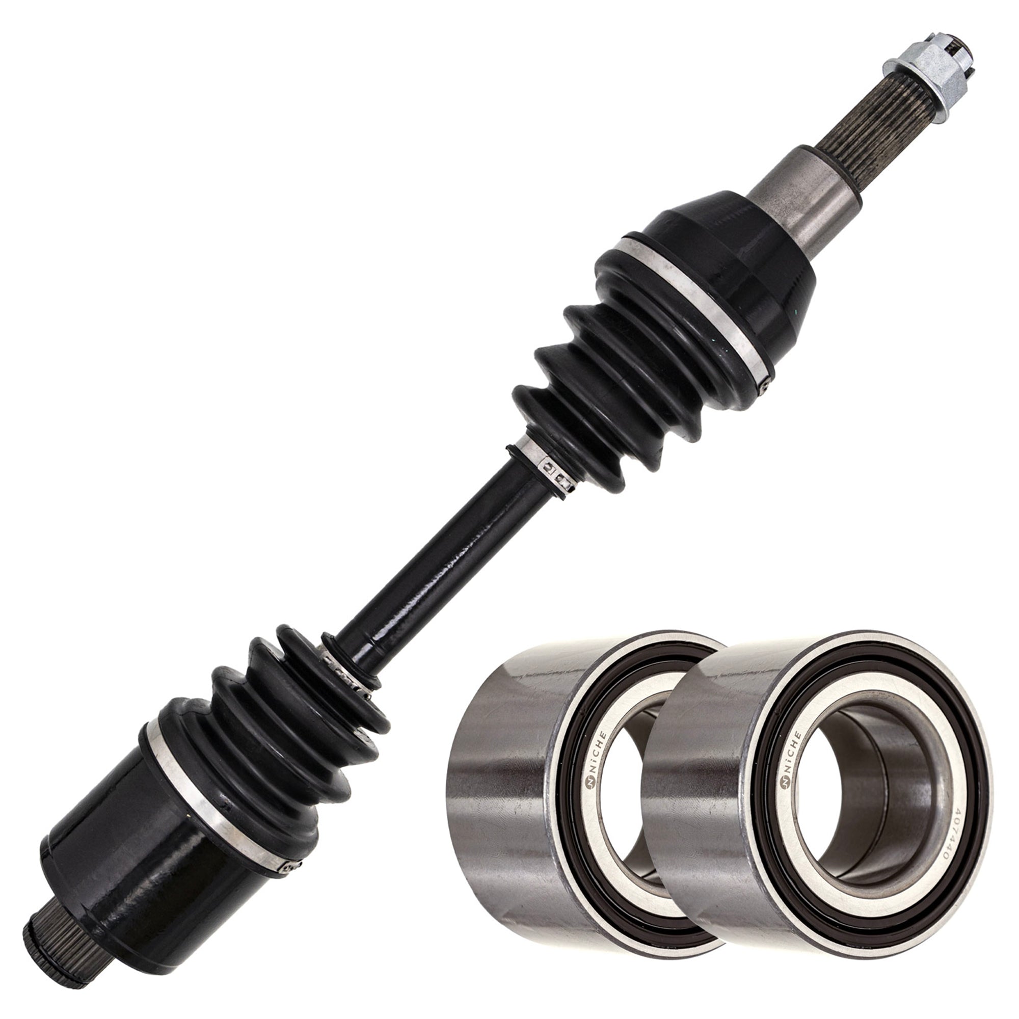 Axle and Wheel Bearing Kit for Polaris Worker Sportsman Diesel Bayou NICHE MK1009399