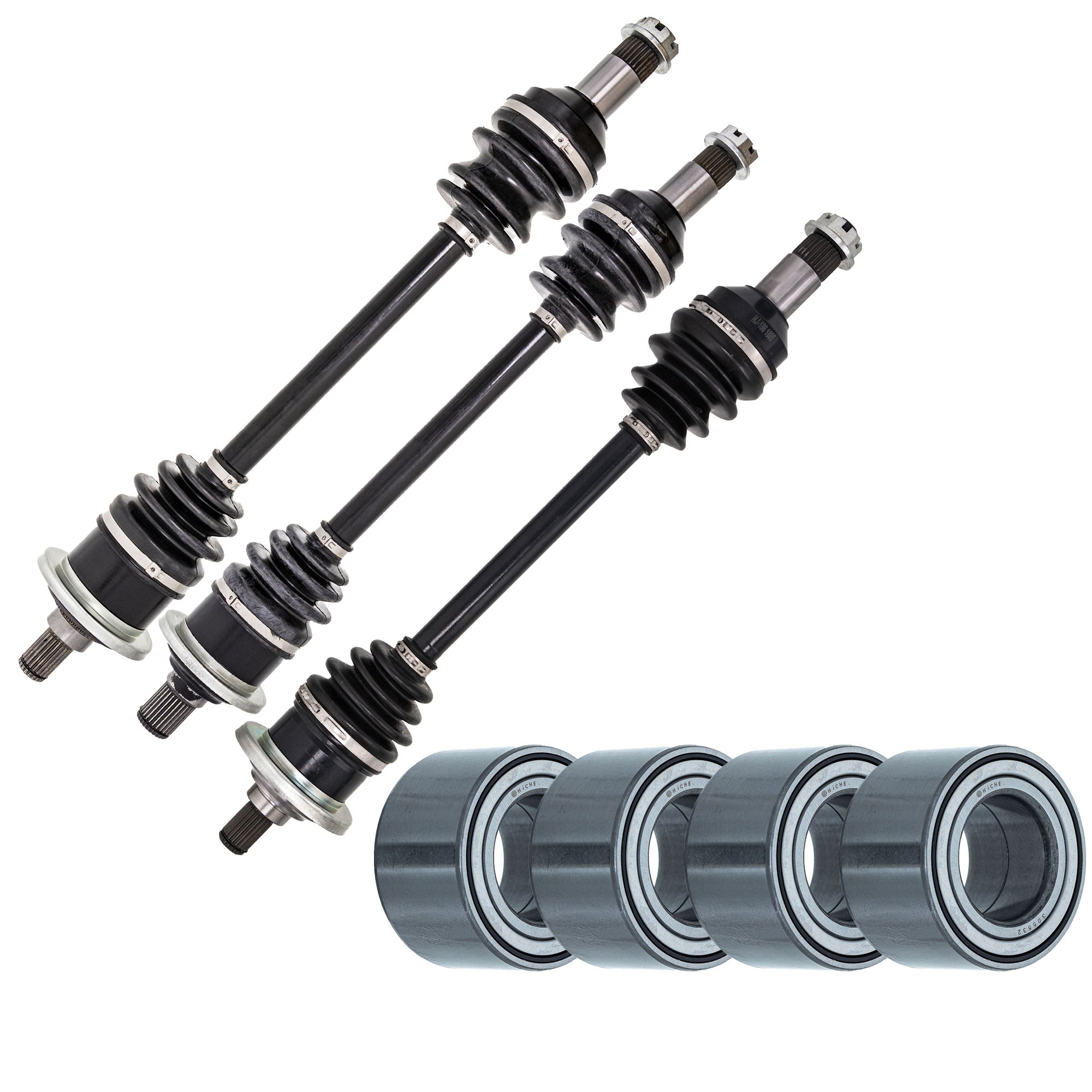 Axle and Wheel Bearing Kit for zOTHER Arctic Cat Textron Sportsman Magnum Cat ATP NICHE MK1009404