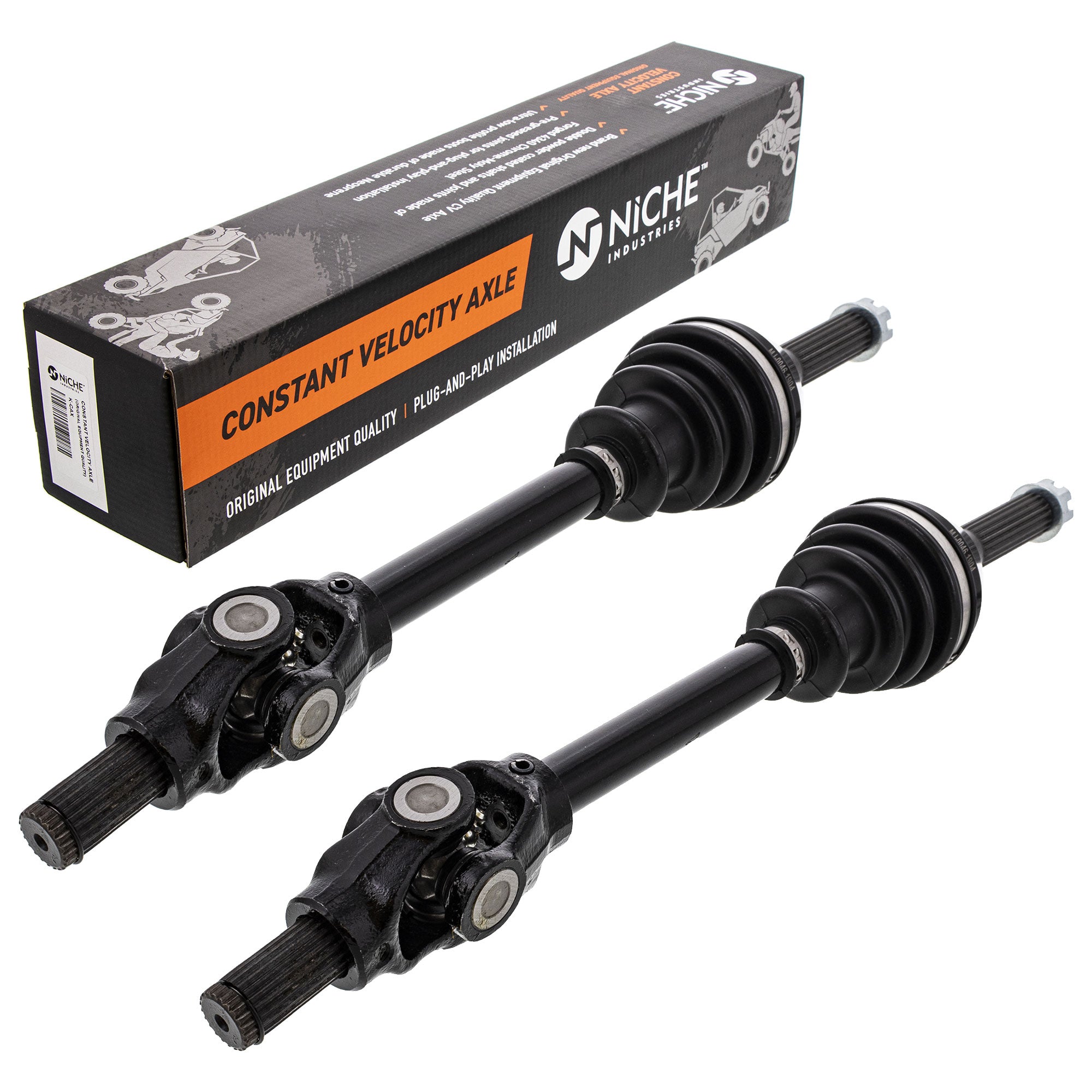 NICHE MK1009405 Axle and Wheel Bearing Kit for Polaris Sportsman