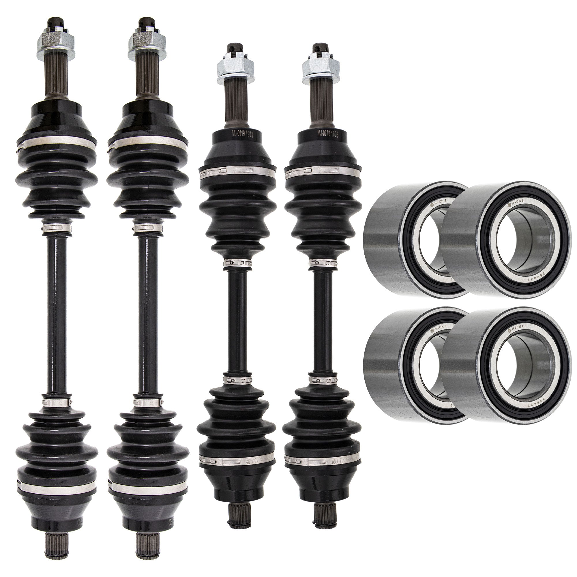 Axle and Wheel Bearing Kit for Polaris Sportsman Renegade Outlander Hawkeye NICHE MK1009407