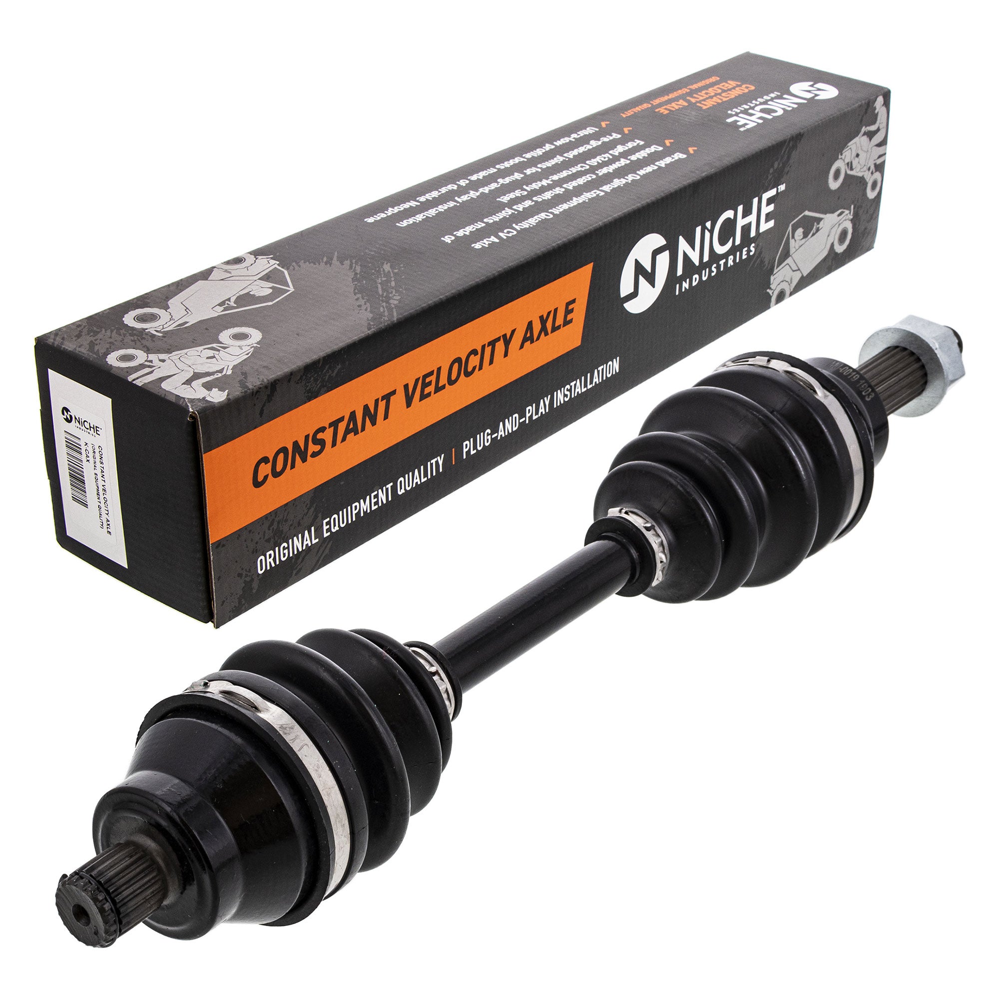 NICHE MK1009407 Axle and Wheel Bearing Kit for Polaris Sportsman