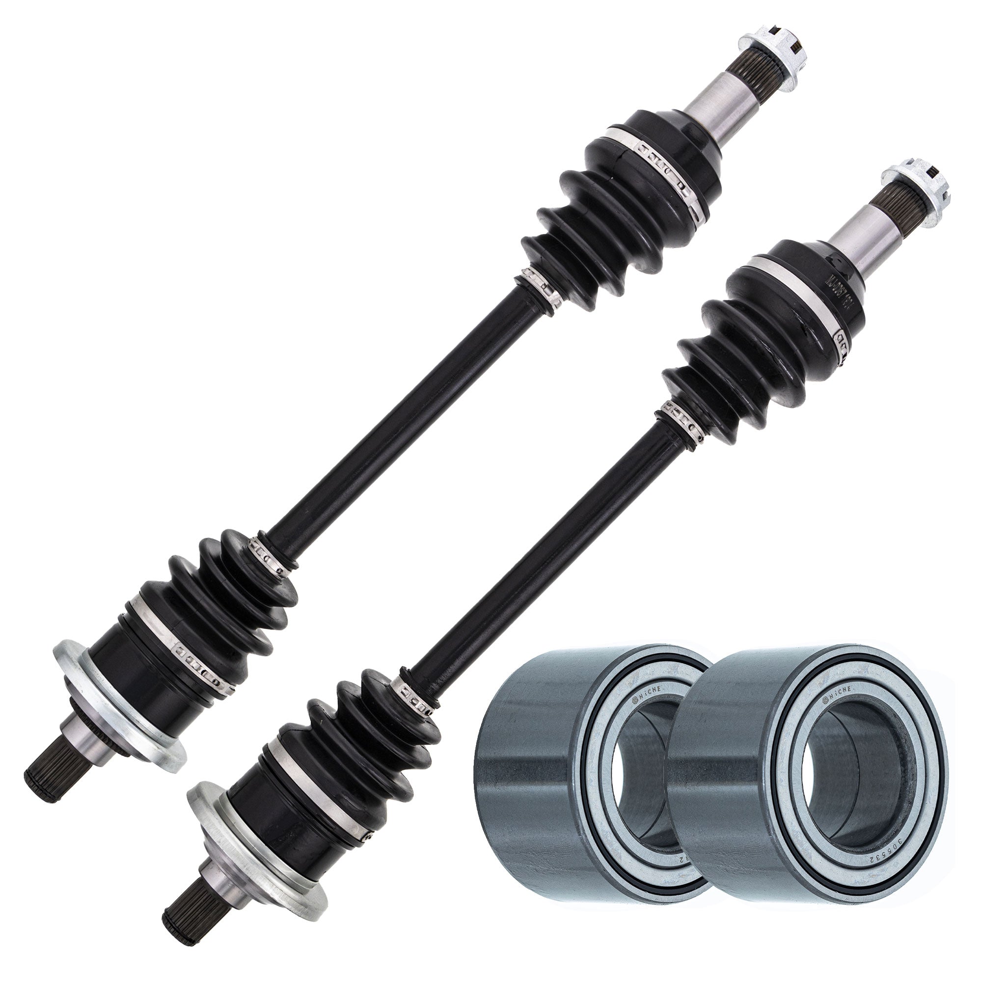 Axle and Wheel Bearing Kit for zOTHER Arctic Cat Textron Grizzly Cat NICHE MK1009416