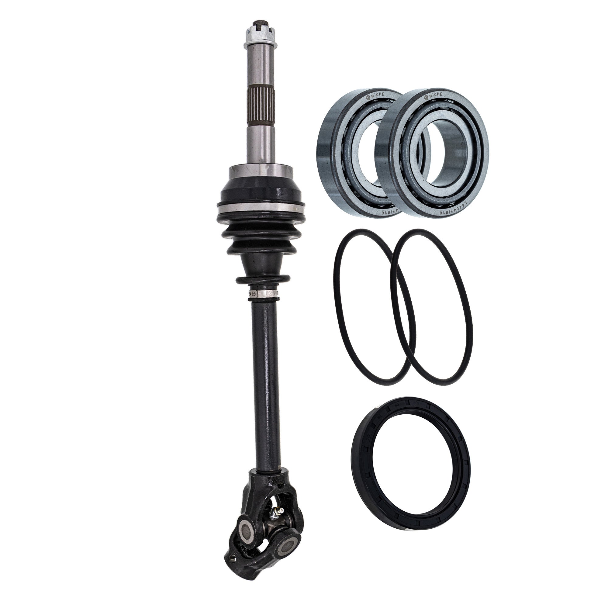 Axle with Wheel Bearing and Seal Kit for zOTHER Polaris Xplorer Xpedition Worker Sportsman NICHE MK1009420