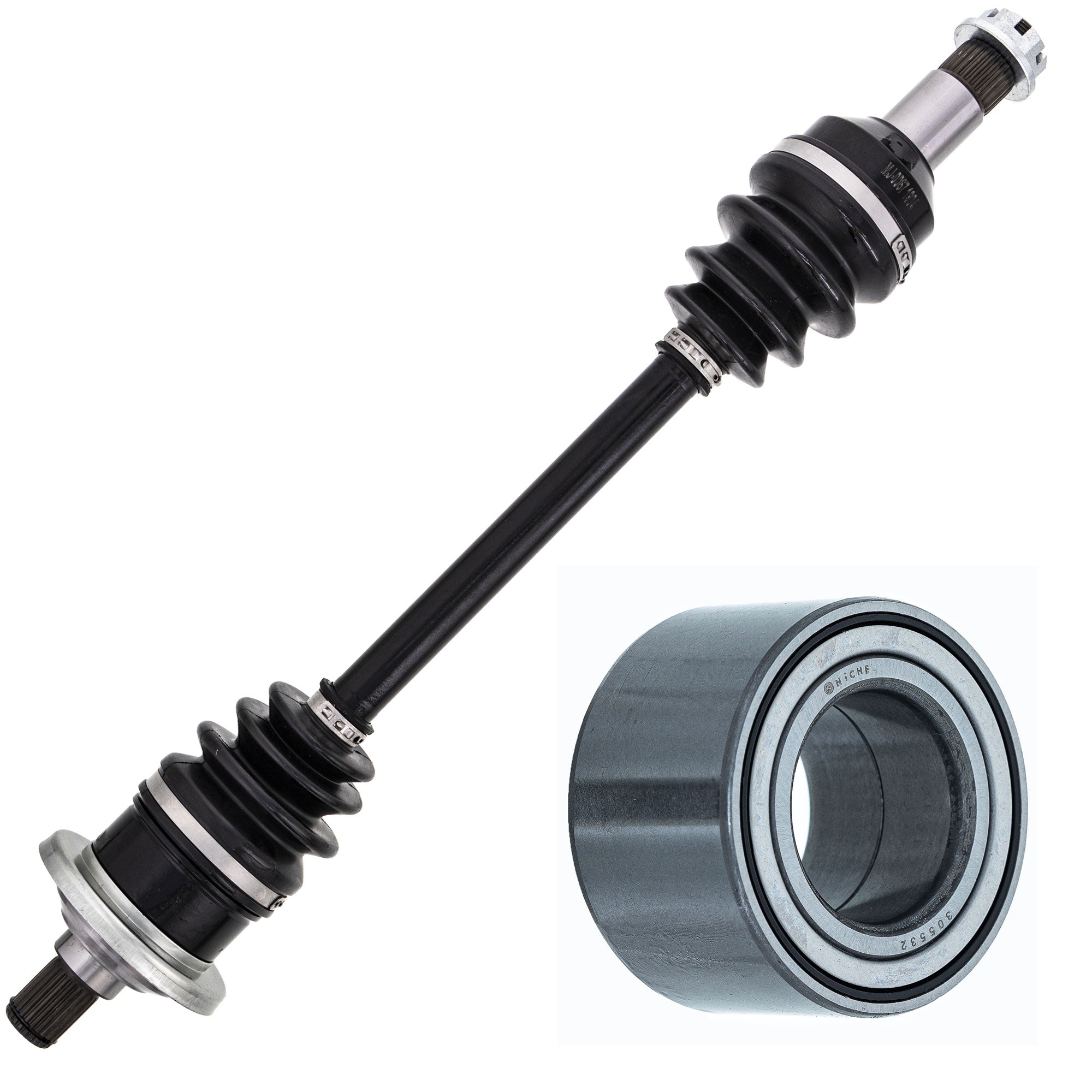 Axle and Wheel Bearing Kit for zOTHER Arctic Cat Textron Cat NICHE MK1009426