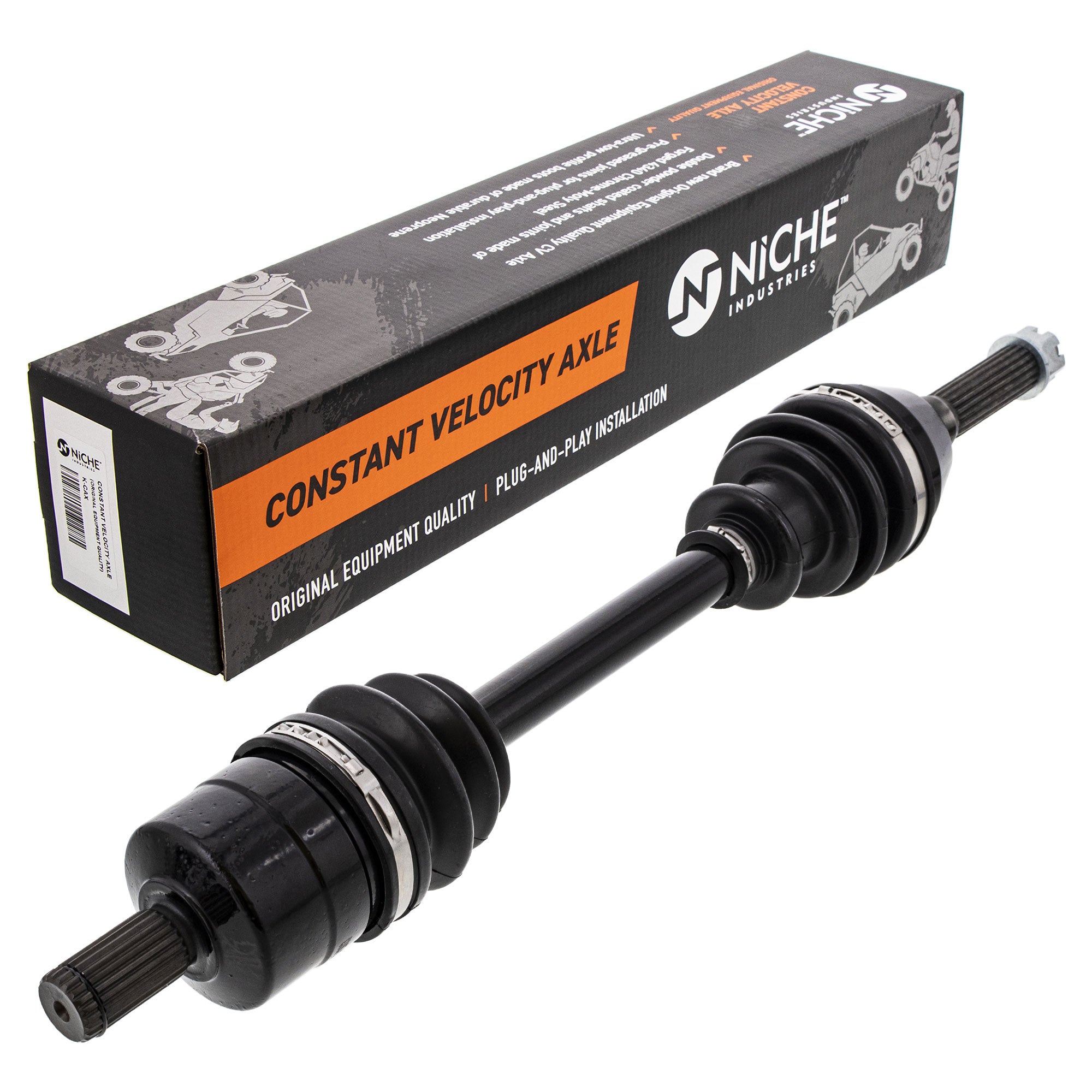 NICHE MK1009431 Axle and Wheel Bearing Kit for Polaris Sportsman