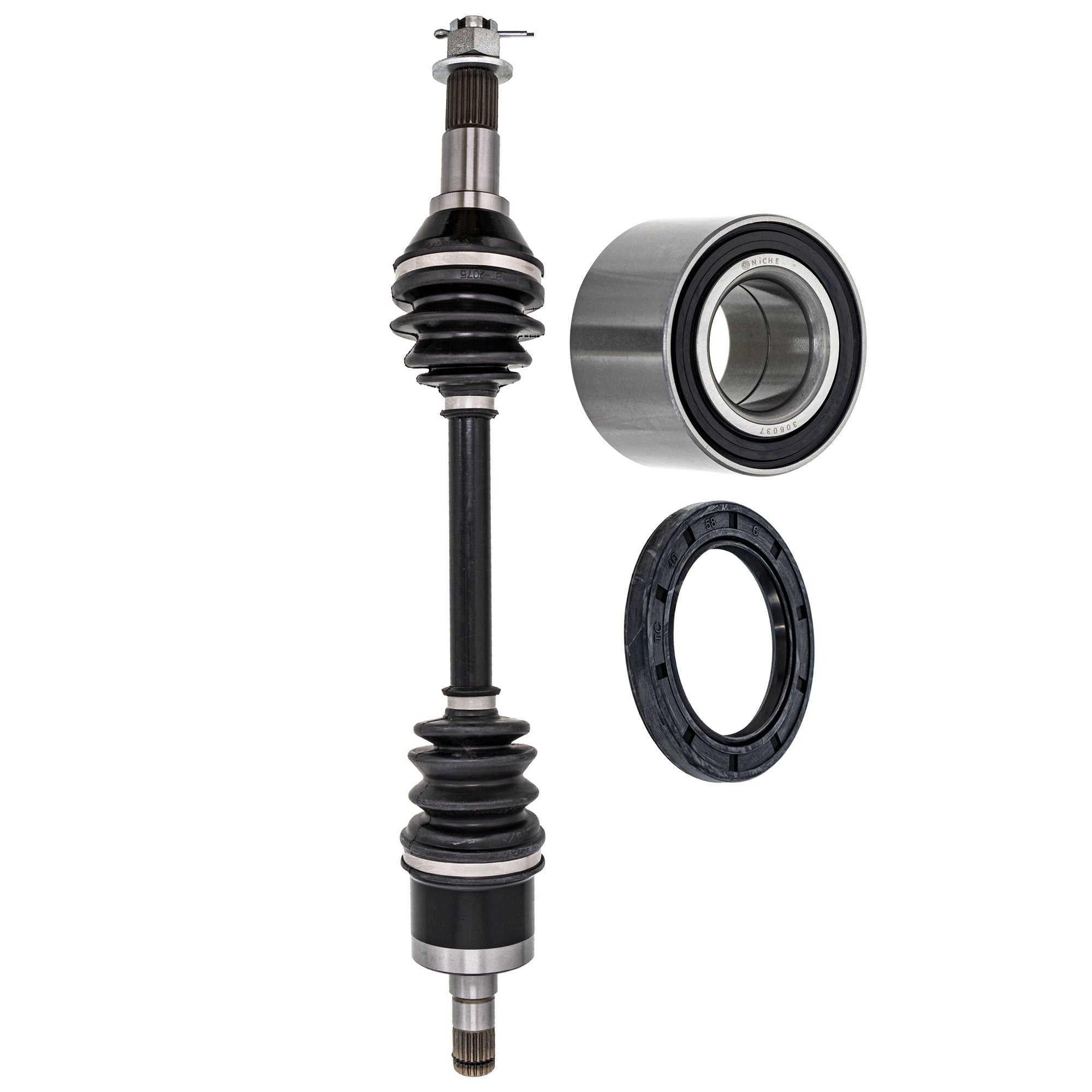 Axle with Wheel Bearing and Seal Kit for zOTHER BRP Can-Am Ski-Doo Sea-Doo Renegade NICHE MK1009435