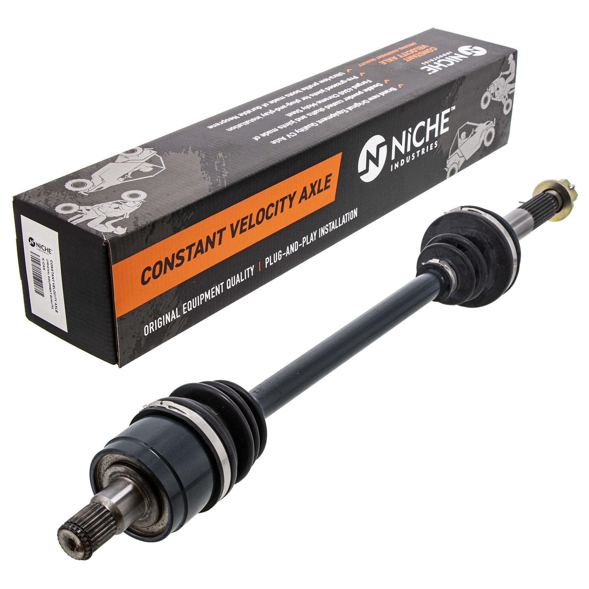 NICHE MK1009438 Axle and Wheel Bearing Kit for Kawasaki Teryx