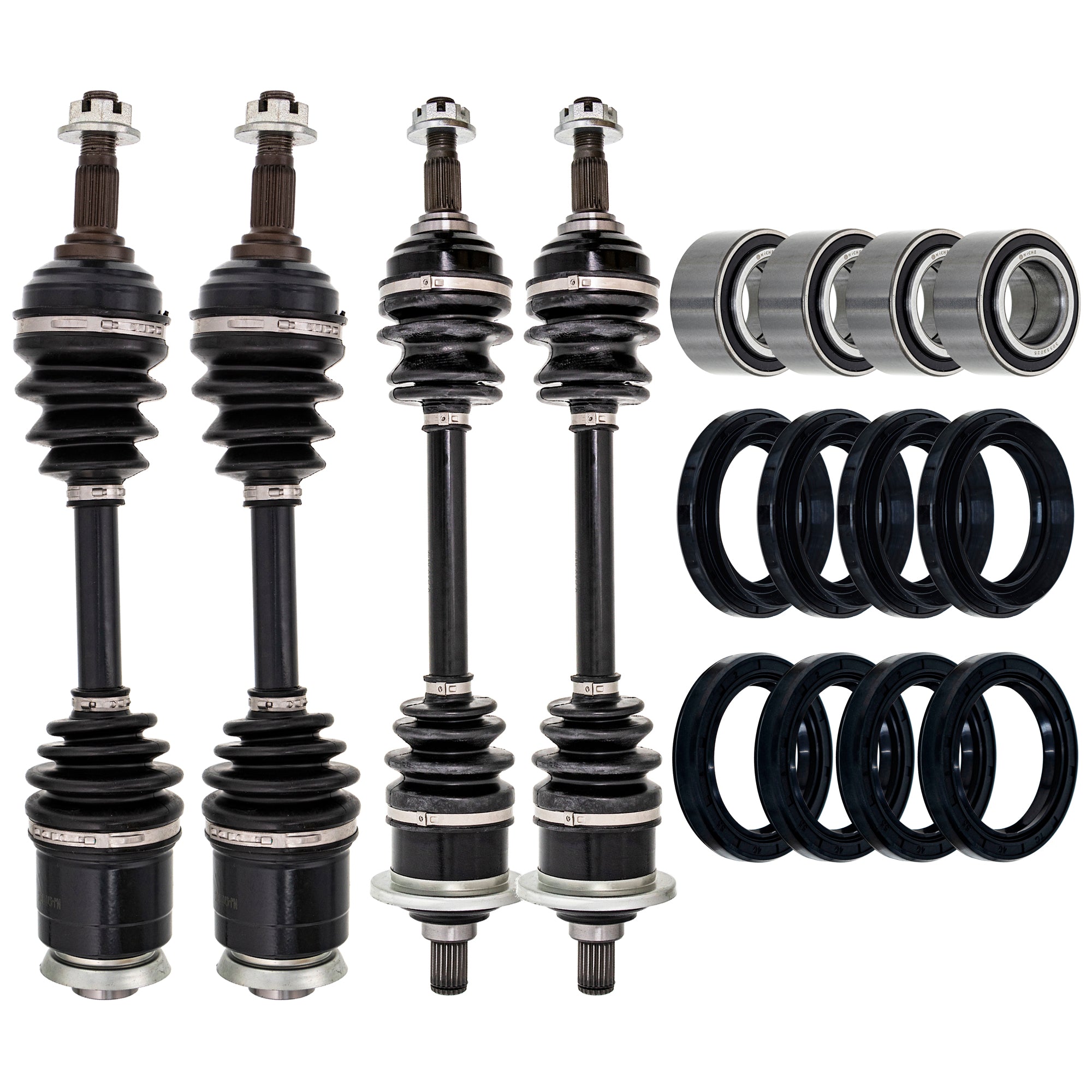 Axle with Wheel Bearing and Seal Kit for zOTHER Arctic Cat Textron Outlander NICHE MK1009447