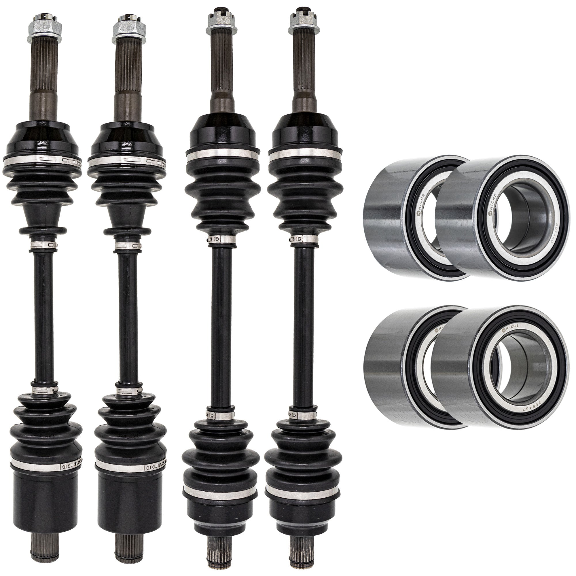 Axle and Wheel Bearing Kit for zOTHER Polaris Sportsman Renegade Outlander NICHE MK1009455