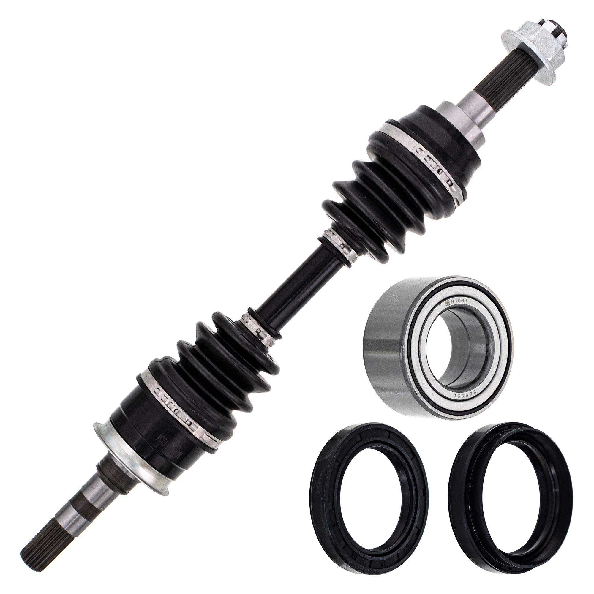 Axle with Wheel Bearing and Seal Kit for zOTHER Kawasaki Sportsman NICHE MK1009456