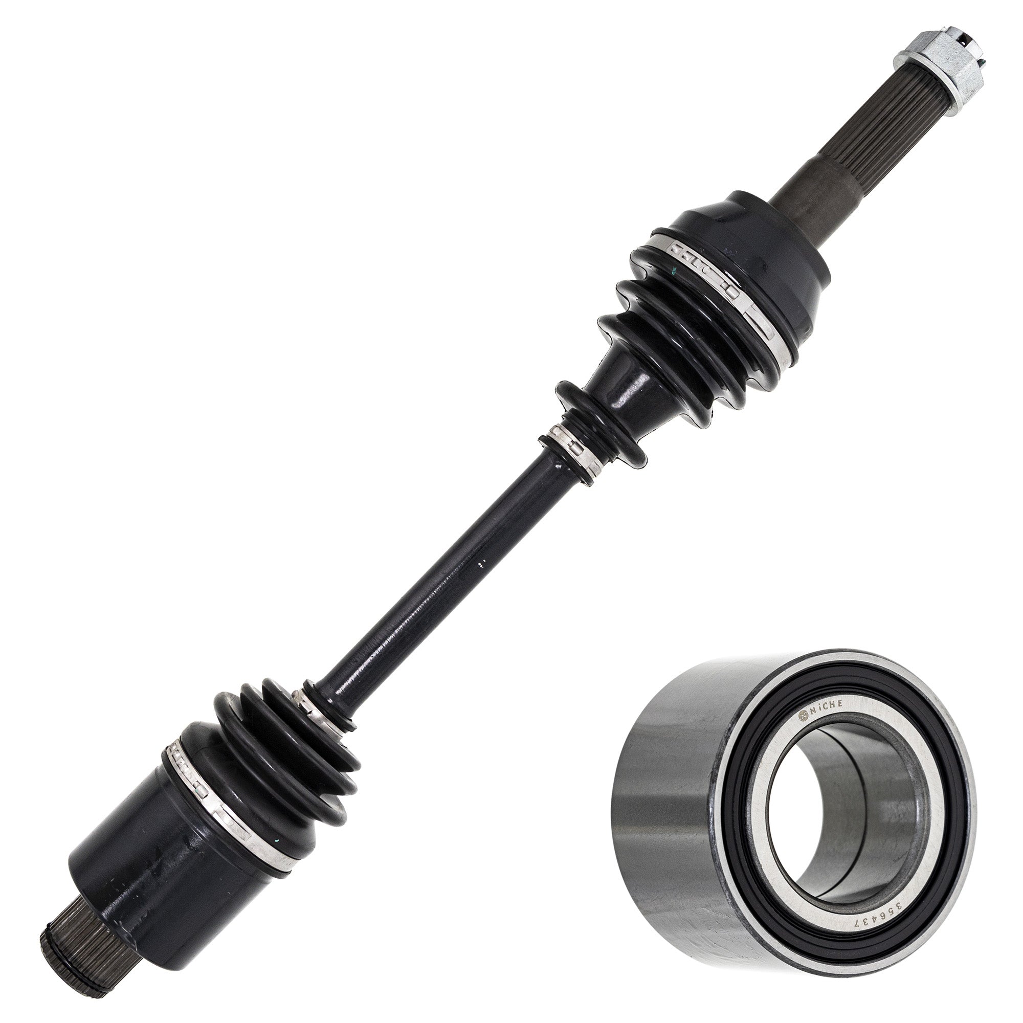 Axle and Wheel Bearing Kit for zOTHER Polaris Sportsman Hawkeye Brute NICHE MK1009470