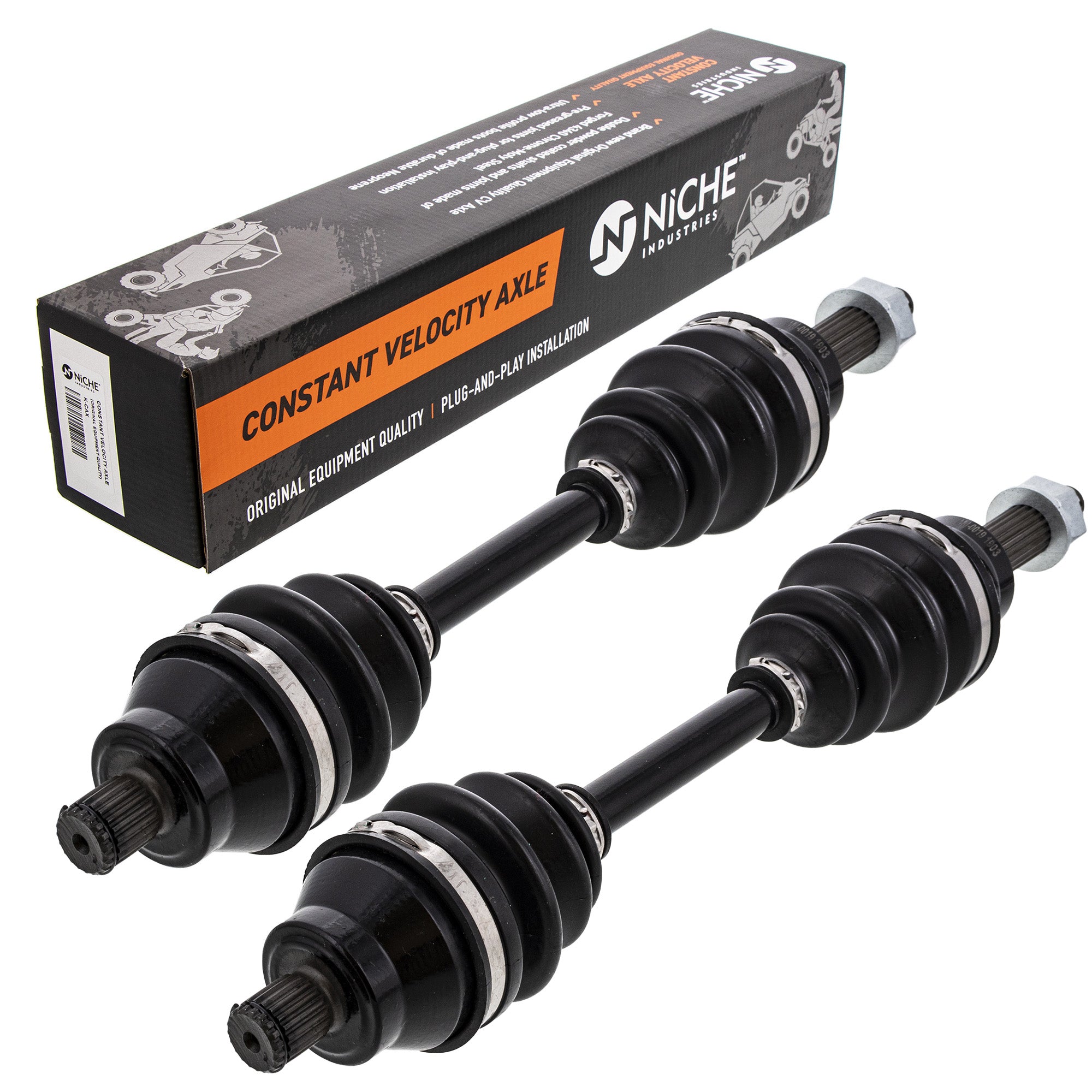 NICHE MK1009474 Axle and Wheel Bearing Kit for Polaris Sportsman